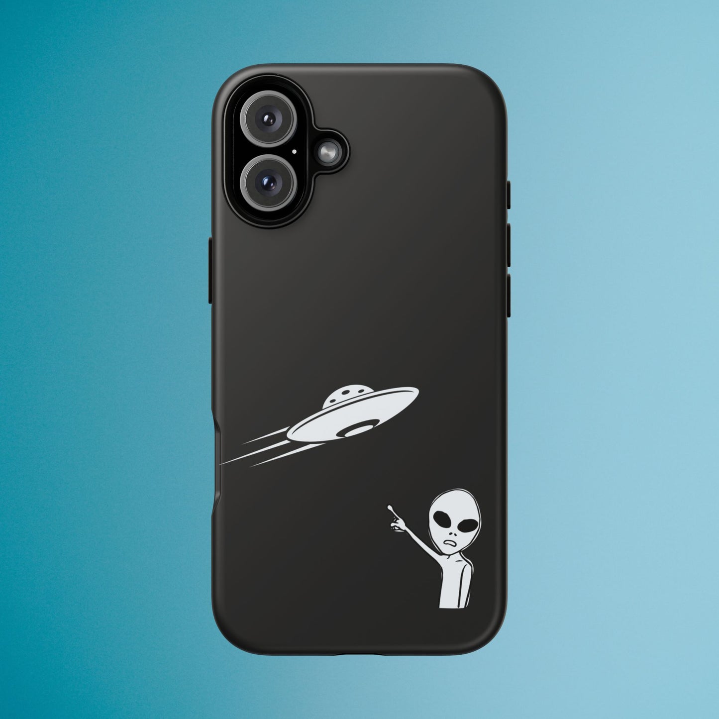 Alien UFO Phone Case, Supernatural Space Design, Sci Fi Aesthetic iPhone Samsung Pixel Cover