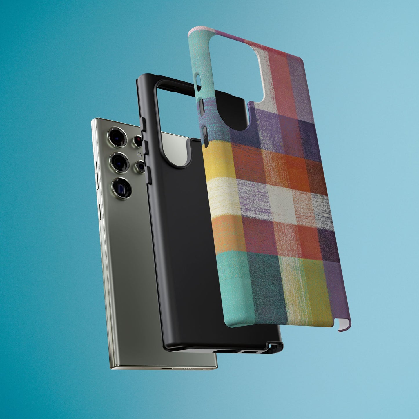 Colorful Plaid Phone Case - iPhone, Galaxy and Pixel Models