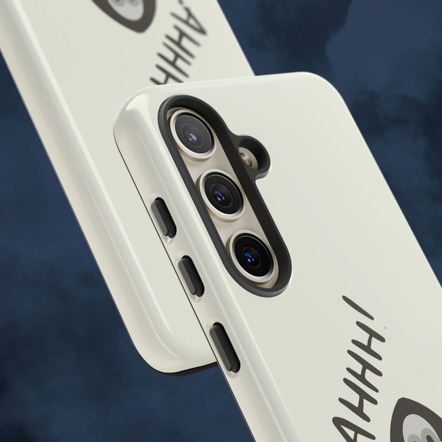 Ghostface Phone Case: Horror Movie Parody iPhone Samsung Pixel Cover