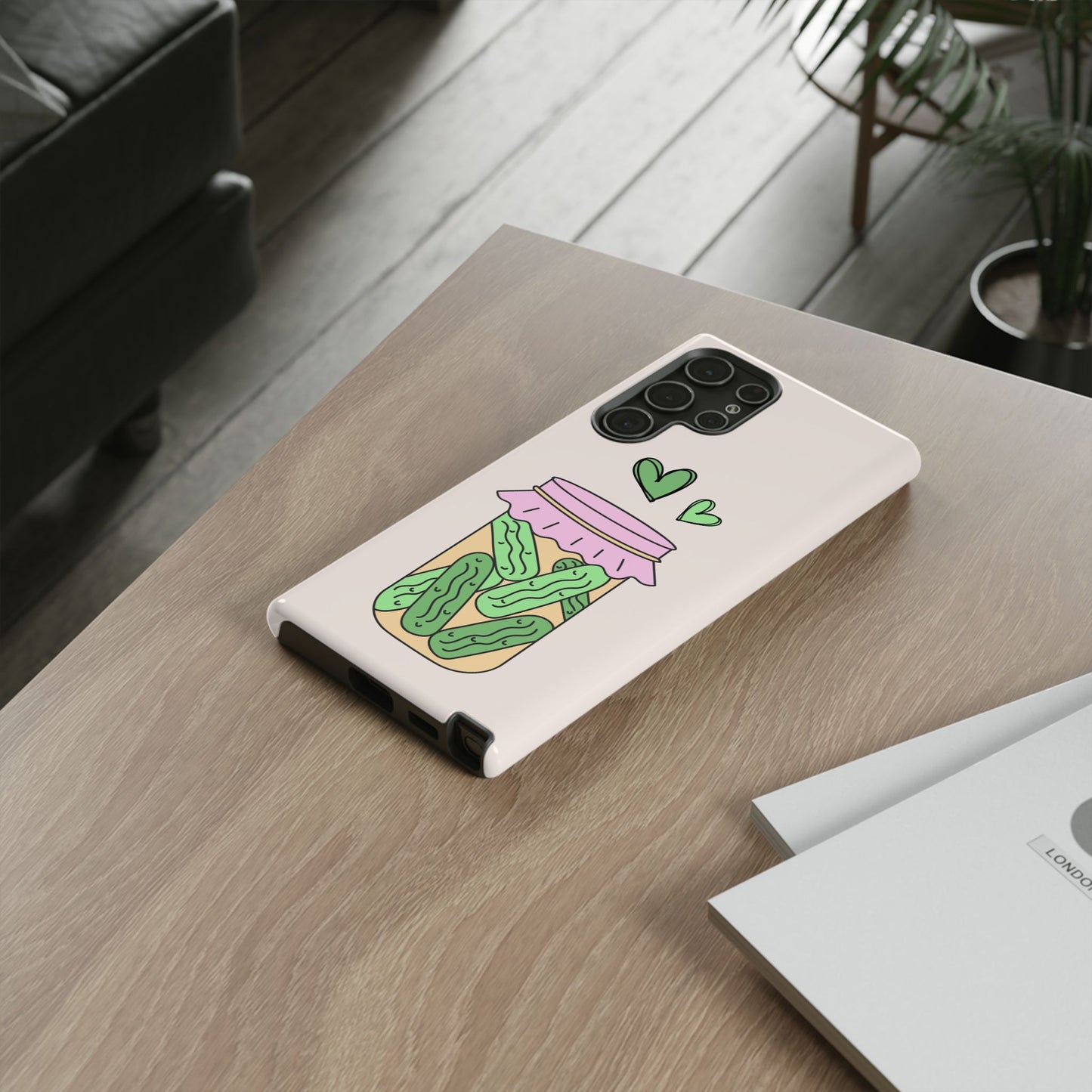 Pickle Jar Phone Case: iPhone, Pixel and Galaxy