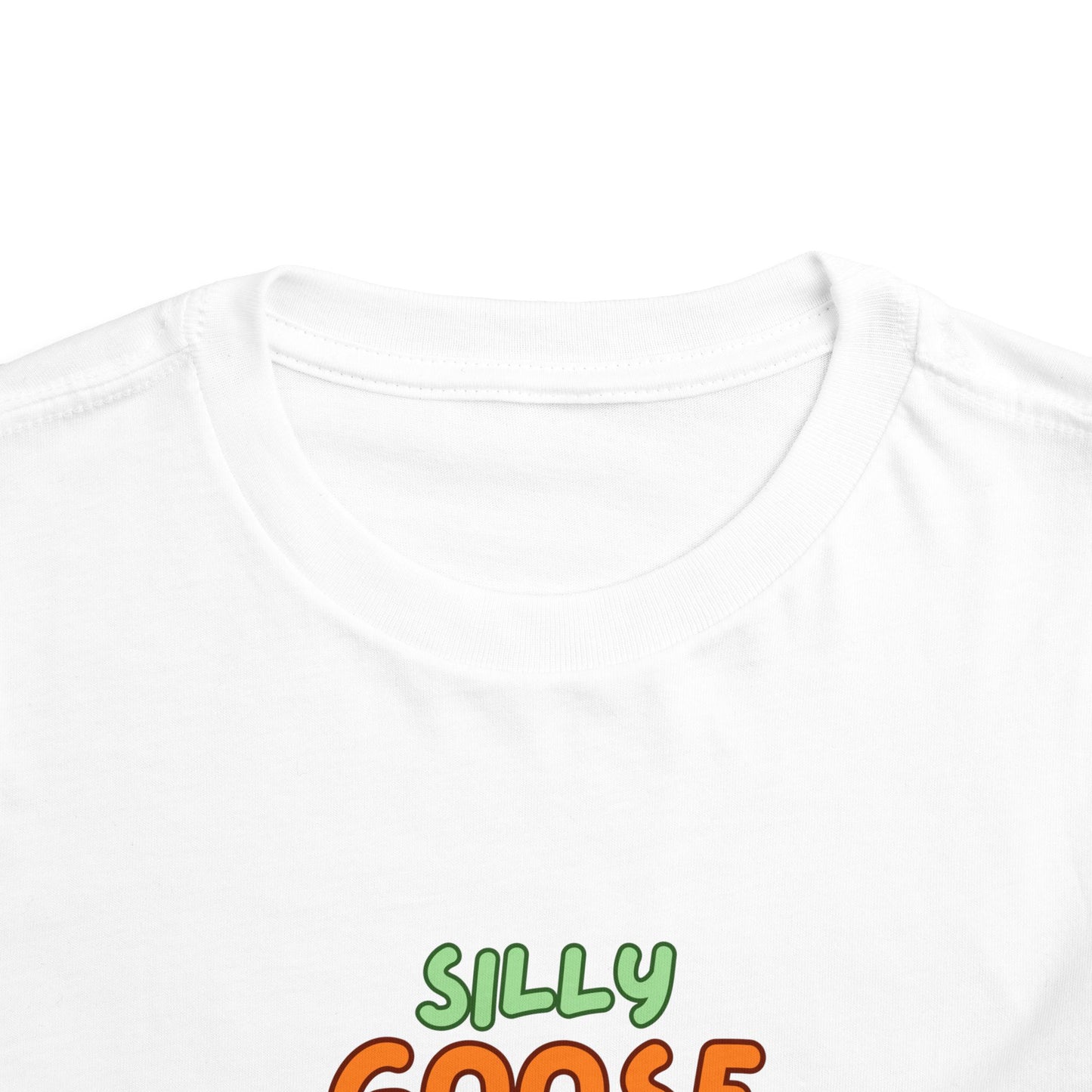 Silly Goose Toddler T-Shirt - Funny Animal Graphic Tee for Kids