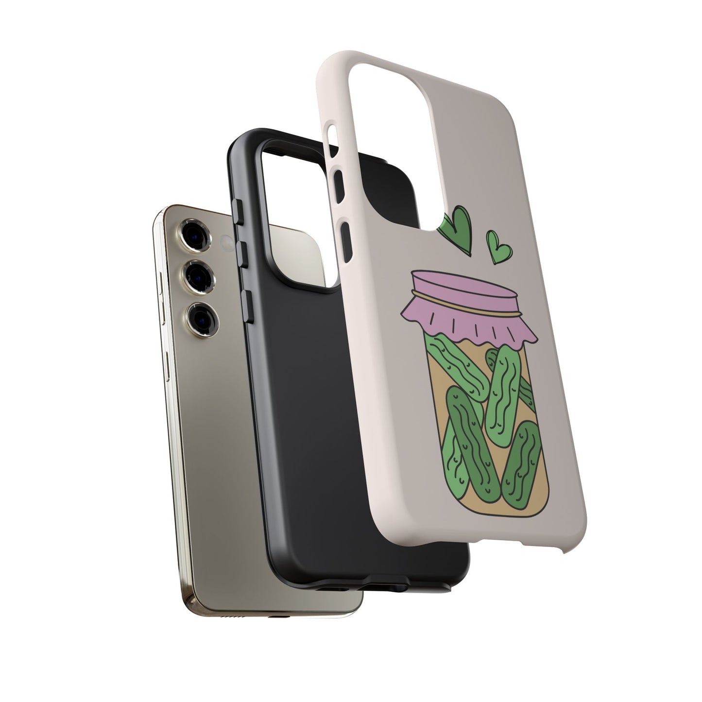 Pickle Jar Phone Case: iPhone, Pixel and Galaxy
