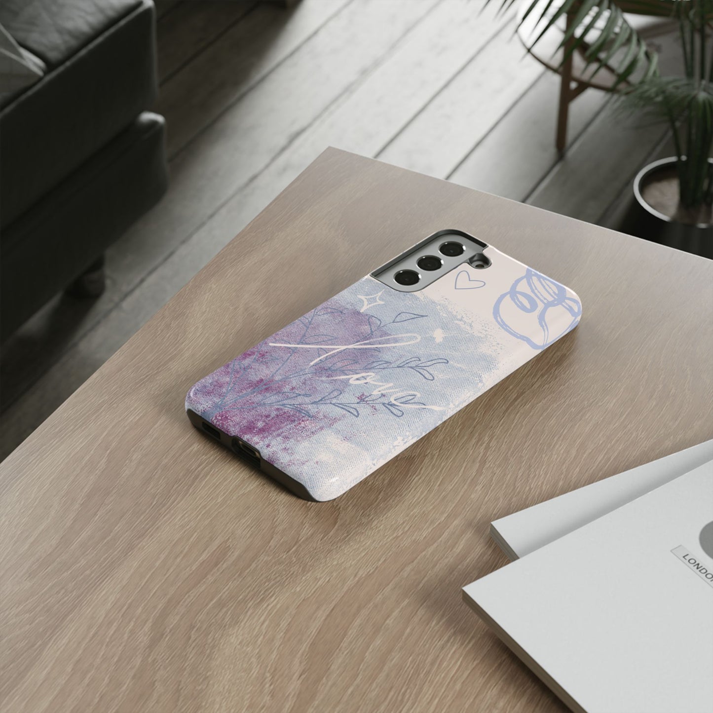 Love Pastel Abstract Phone Case: iPhone, Pixel, Galaxy