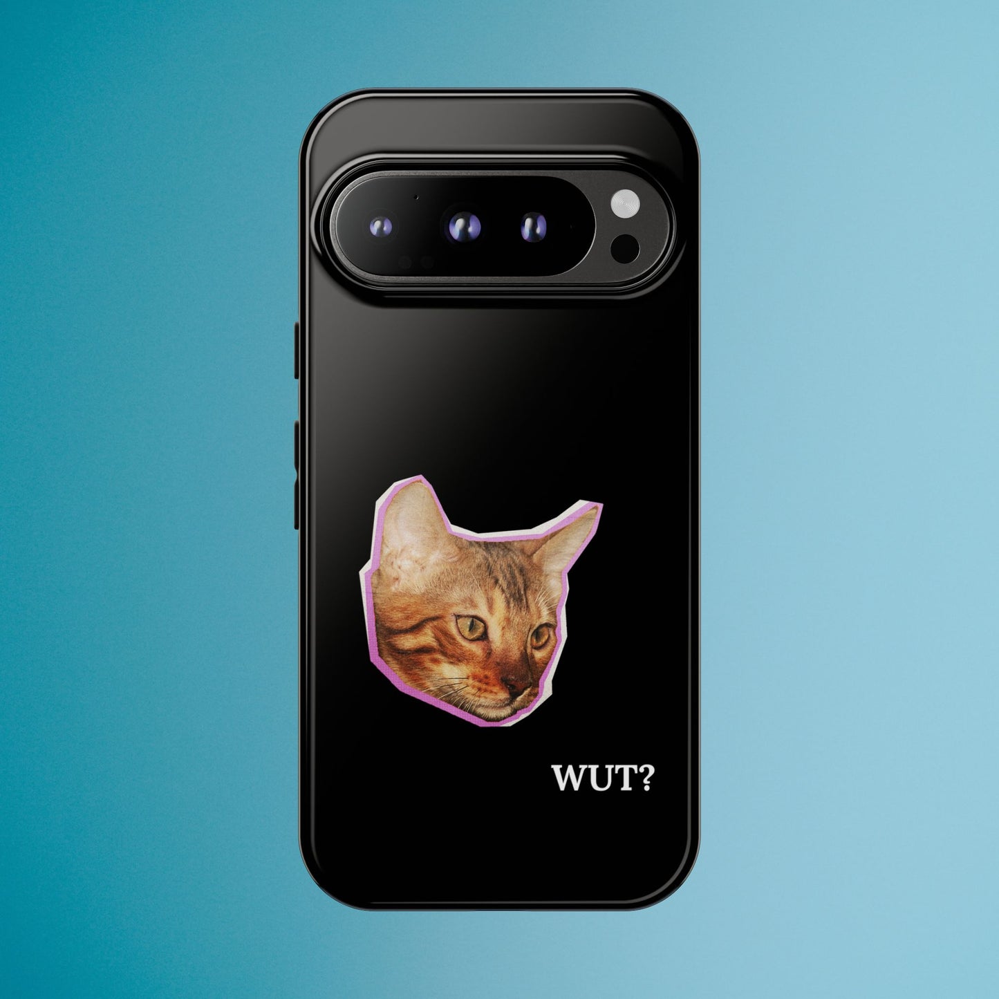 Funny Cat Meme Phone Case - iPhone, Galaxy, Pixel