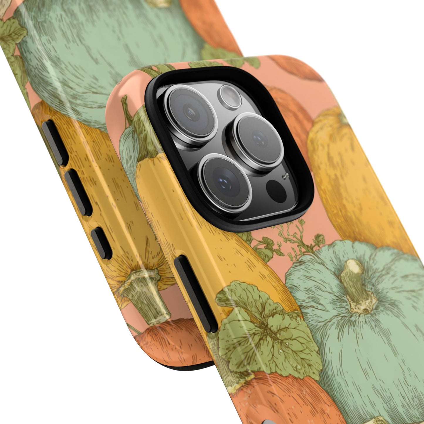 Pumpkin Patch Phone Case - Autumn Aesthetic iPhone Samsung Cover, Fall Halloween Pumpkin Design, Cozy Rustic Harvest Phone Accessory