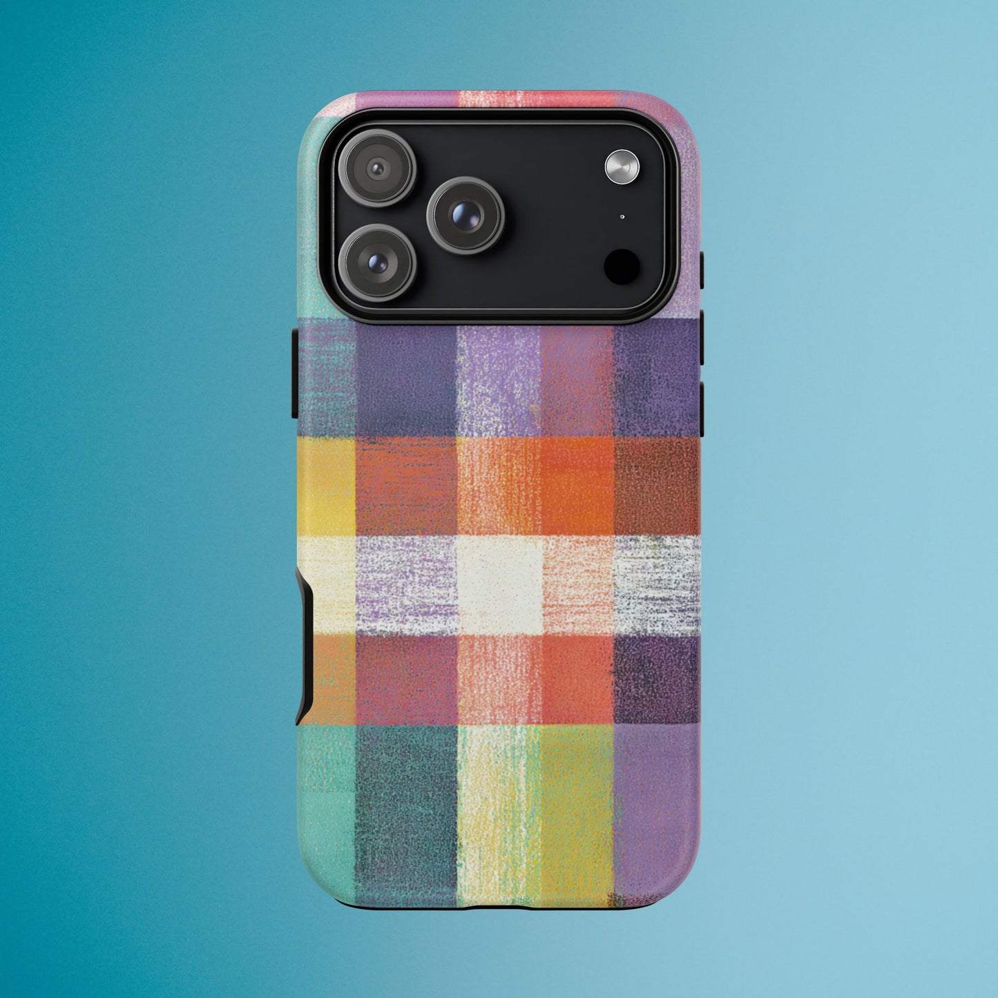 Colorful Plaid Phone Case - iPhone, Galaxy and Pixel Models