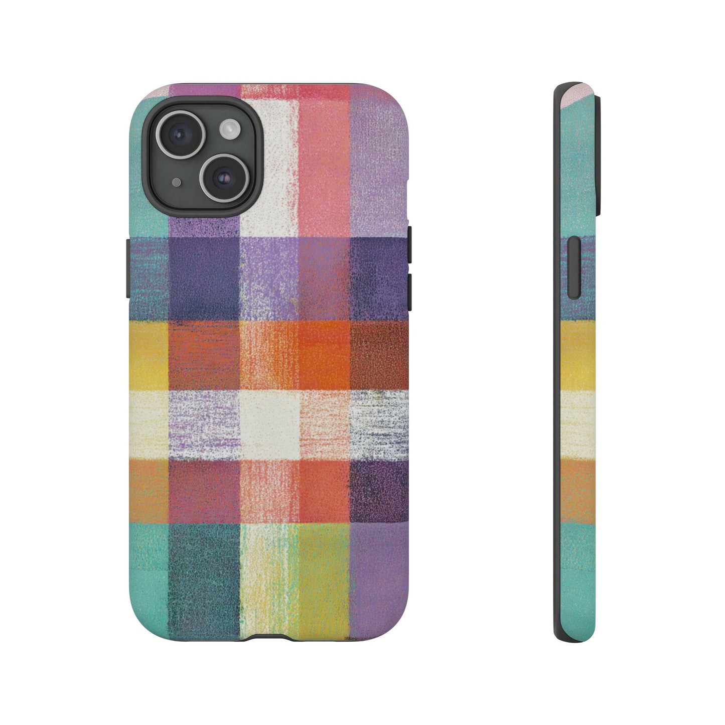Colorful Plaid Phone Case - iPhone, Galaxy and Pixel Models