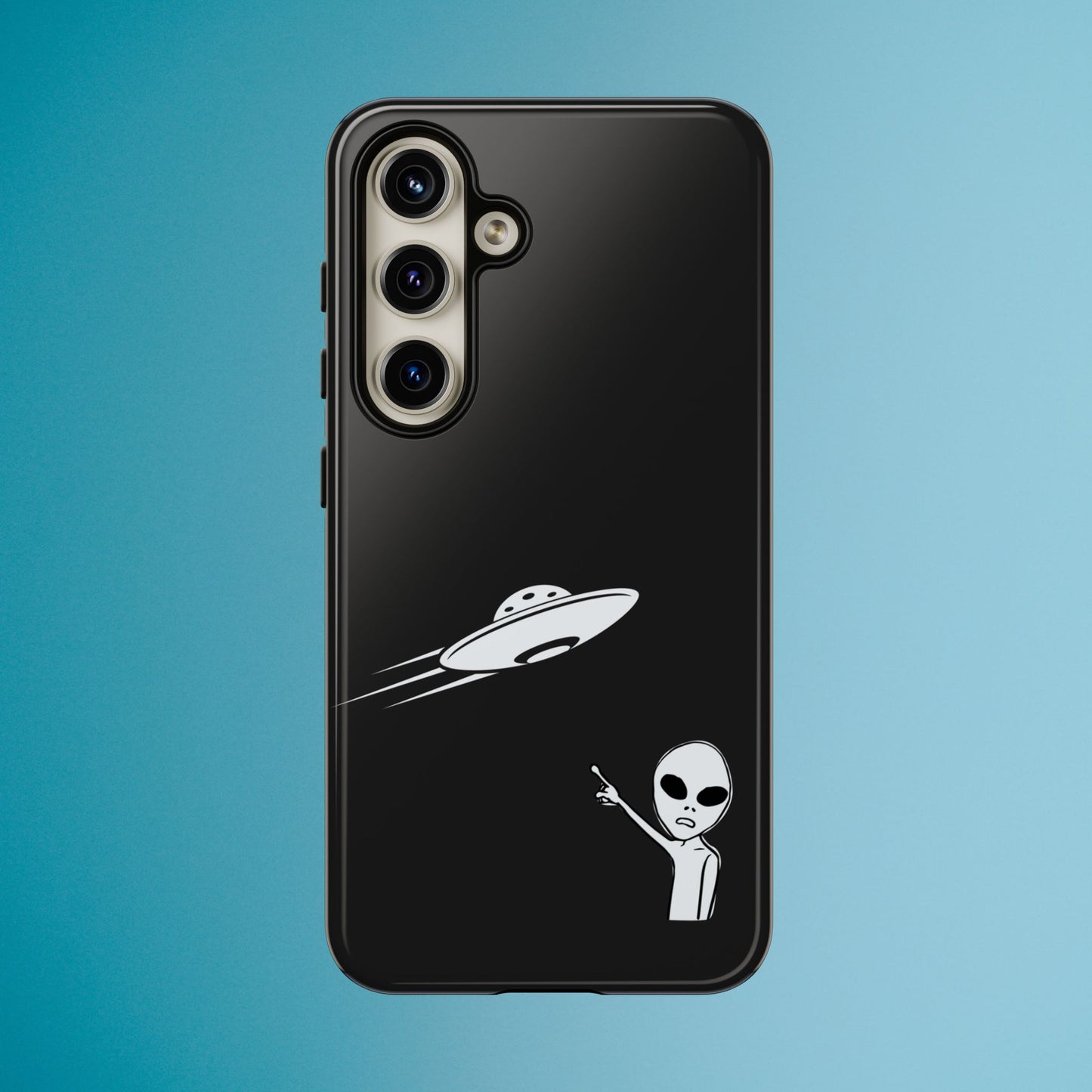 Alien UFO Phone Case, Supernatural Space Design, Sci Fi Aesthetic iPhone Samsung Pixel Cover