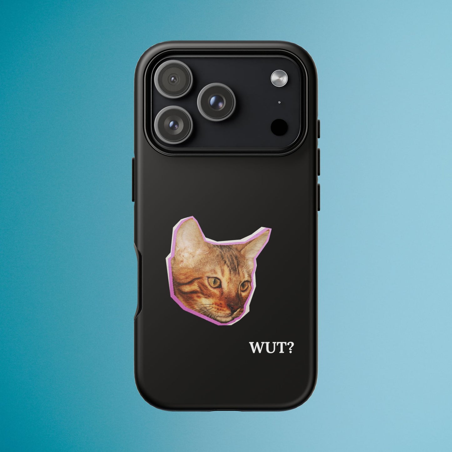 Funny Cat Meme Phone Case - iPhone, Galaxy, Pixel