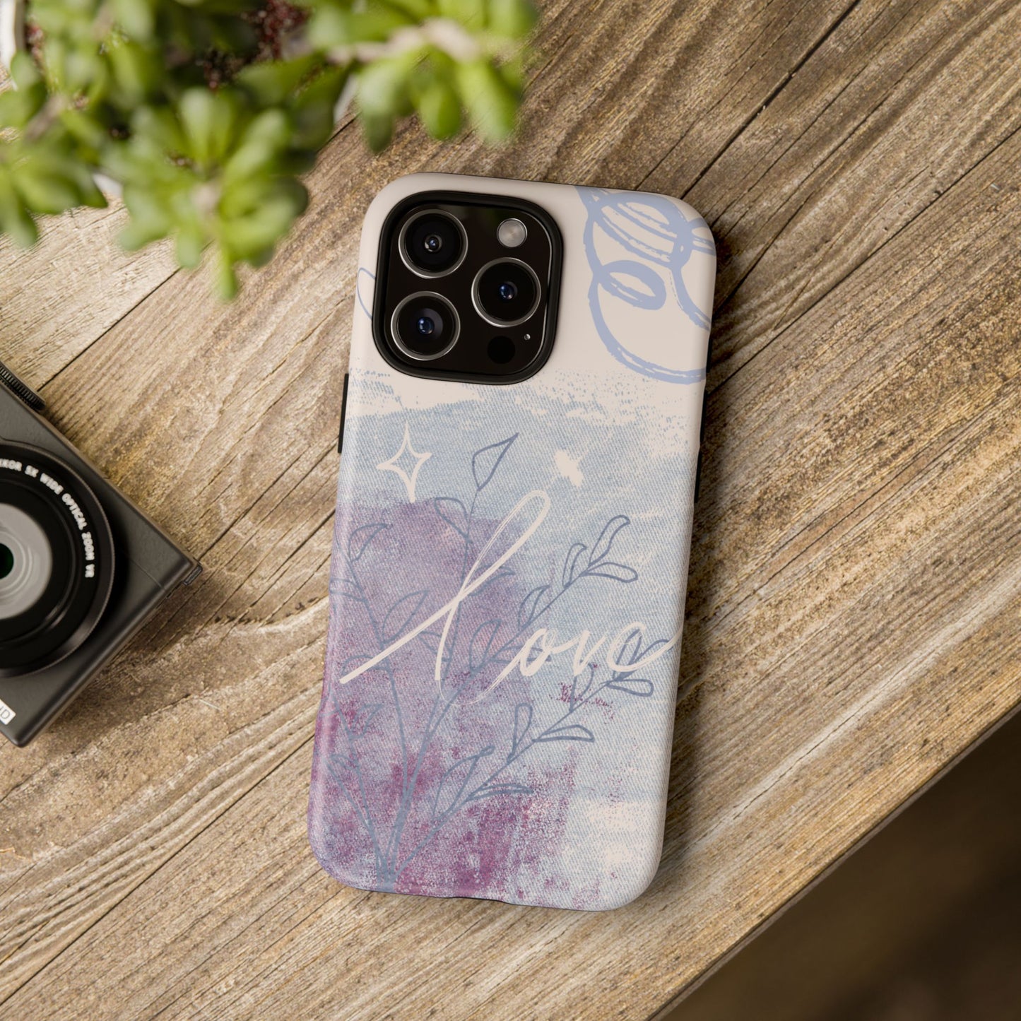 Love Pastel Abstract Phone Case: iPhone, Pixel, Galaxy