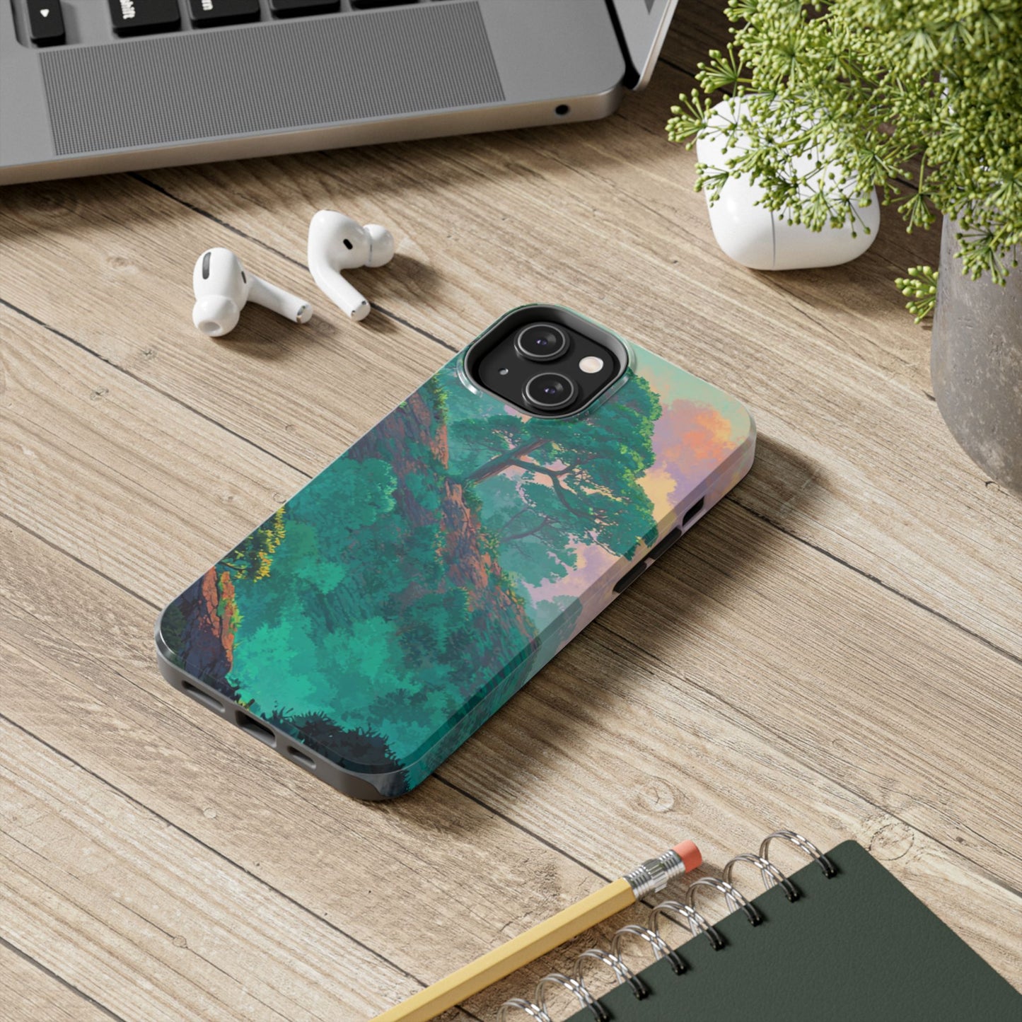 Studio Ghibli Landscape Inspired Phone Case- iPhone, Pixel, Galaxy