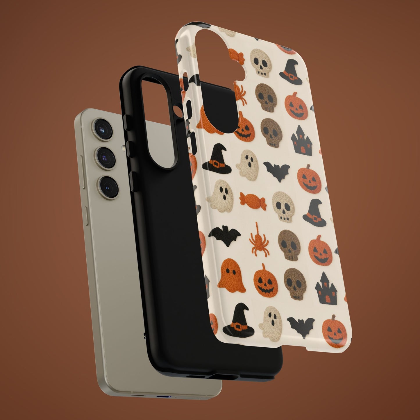 Spooky Pattern Cover-  iPhone Samsung Pixel Case