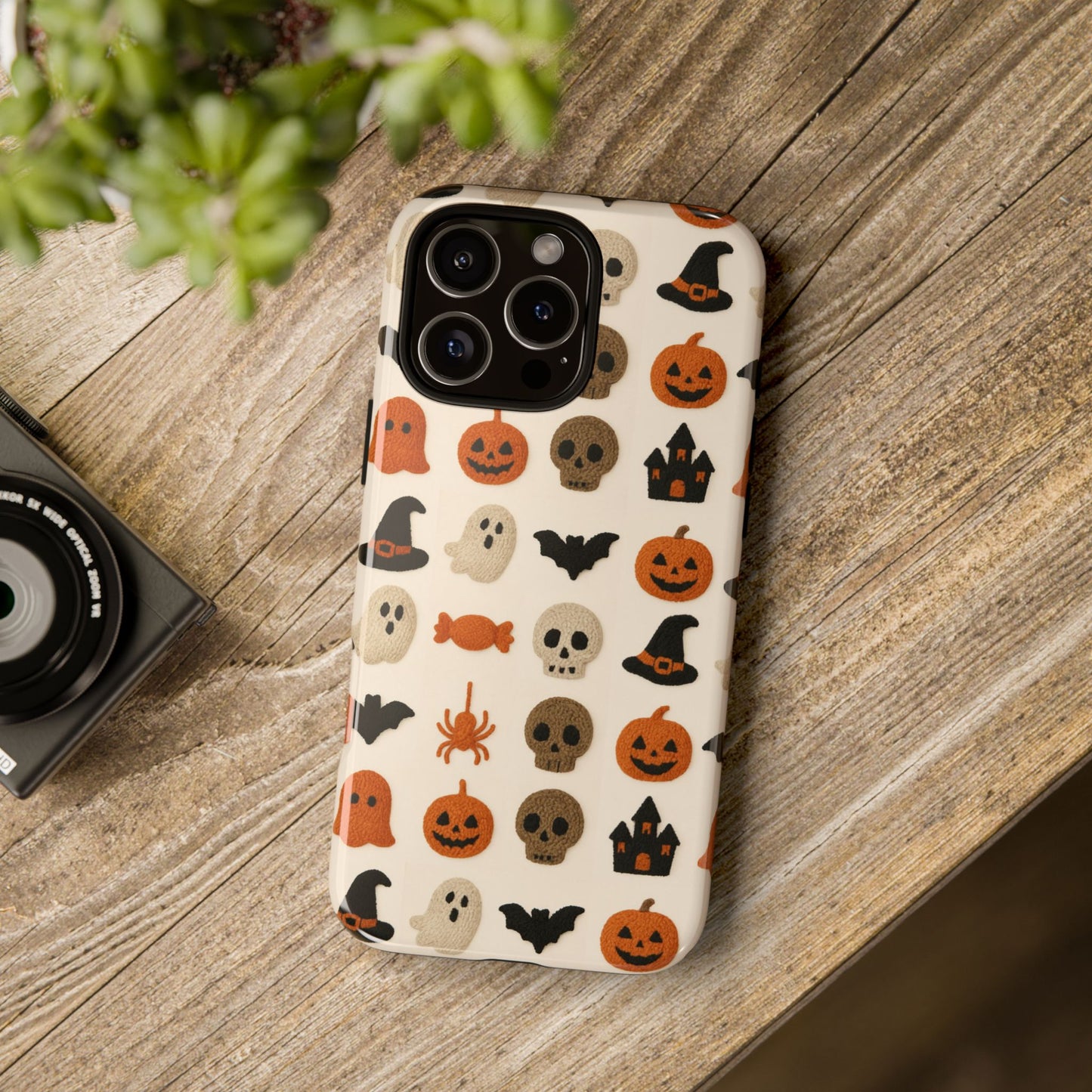 Spooky Pattern Cover-  iPhone Samsung Pixel Case