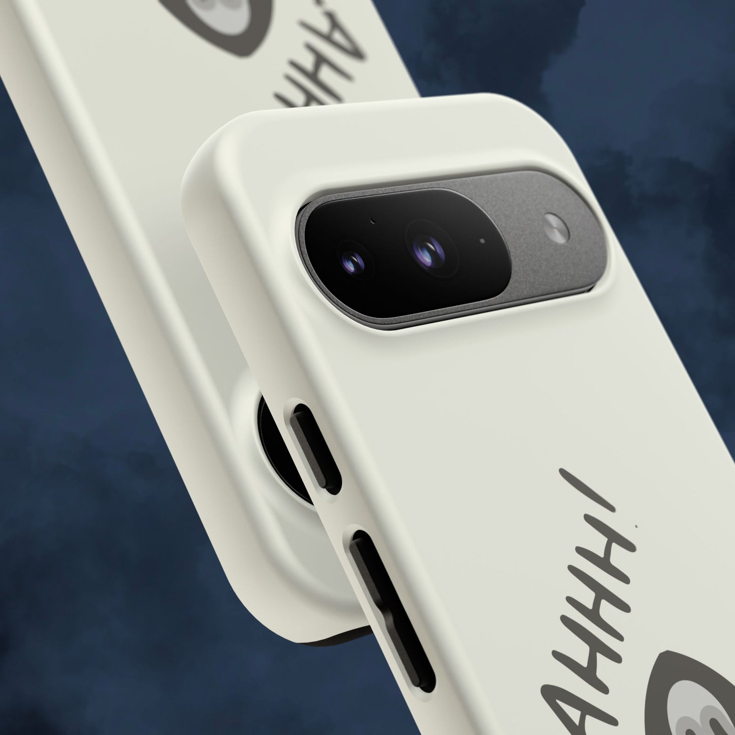 Ghostface Phone Case: Horror Movie Parody iPhone Samsung Pixel Cover