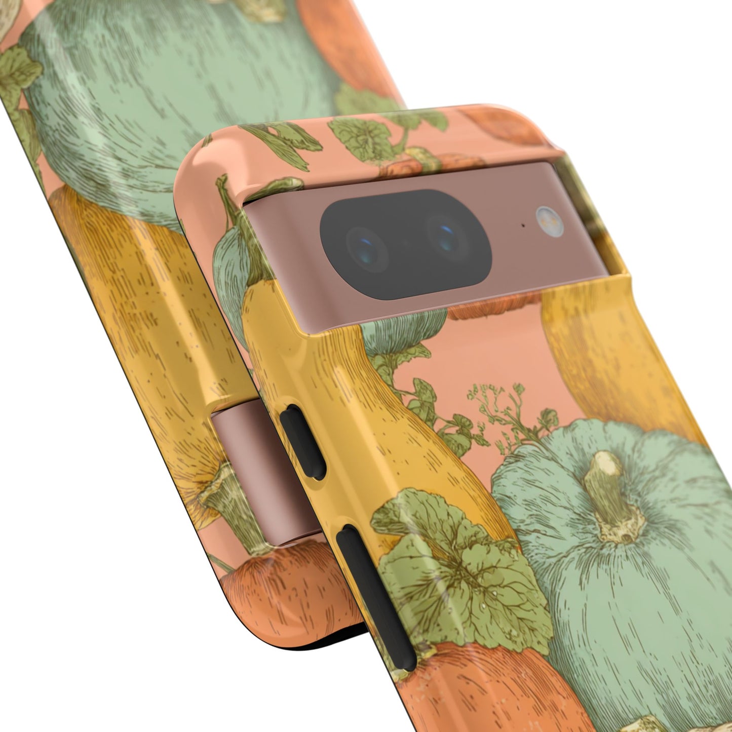 Pumpkin Patch Phone Case - Autumn Aesthetic iPhone Samsung Cover, Fall Halloween Pumpkin Design, Cozy Rustic Harvest Phone Accessory