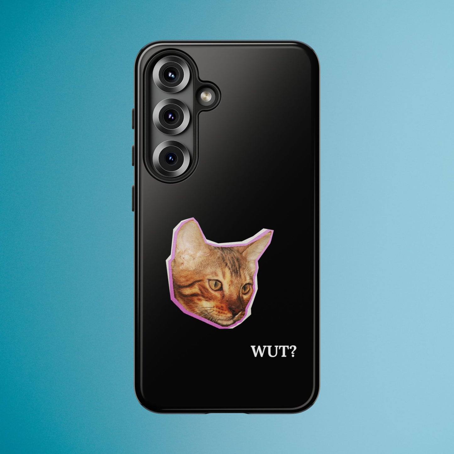 Funny Cat Meme Phone Case - iPhone, Galaxy, Pixel