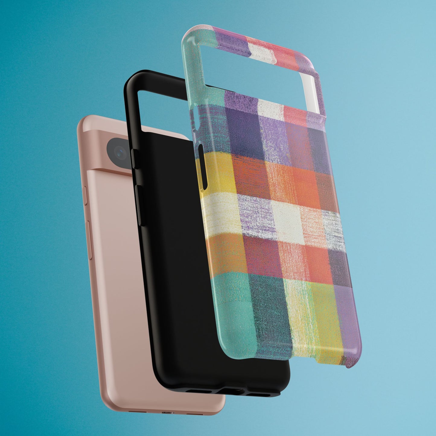 Colorful Plaid Phone Case - iPhone, Galaxy and Pixel Models