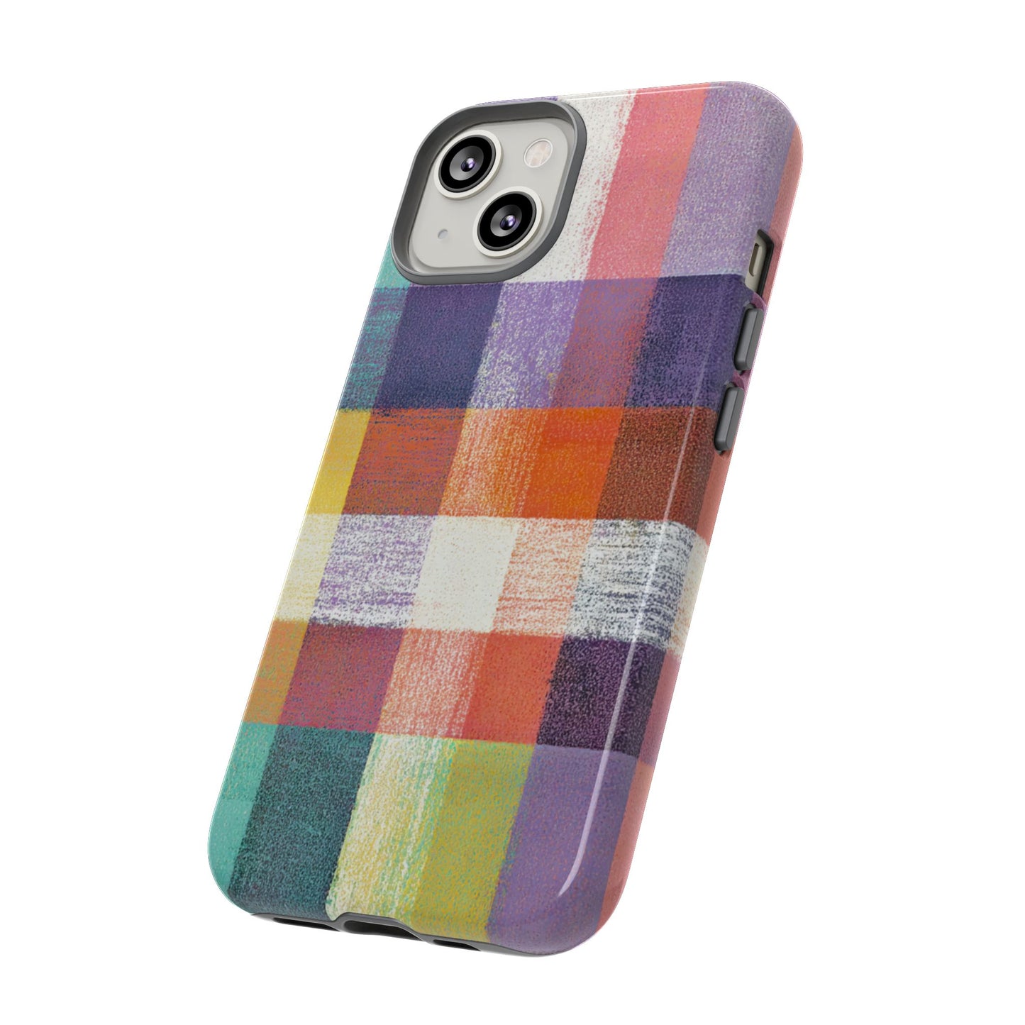 Colorful Plaid Phone Case - iPhone, Galaxy and Pixel Models