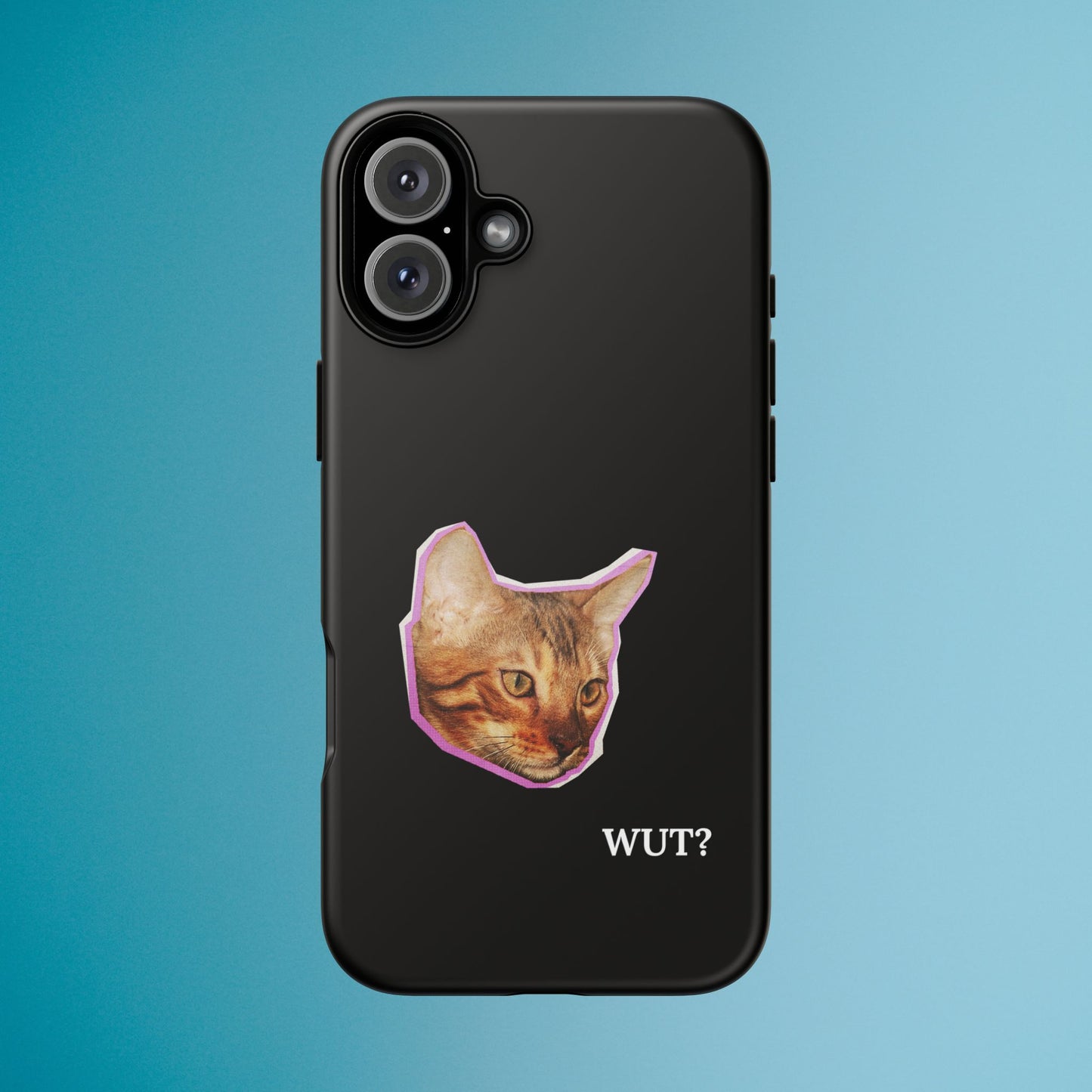 Funny Cat Meme Phone Case - iPhone, Galaxy, Pixel
