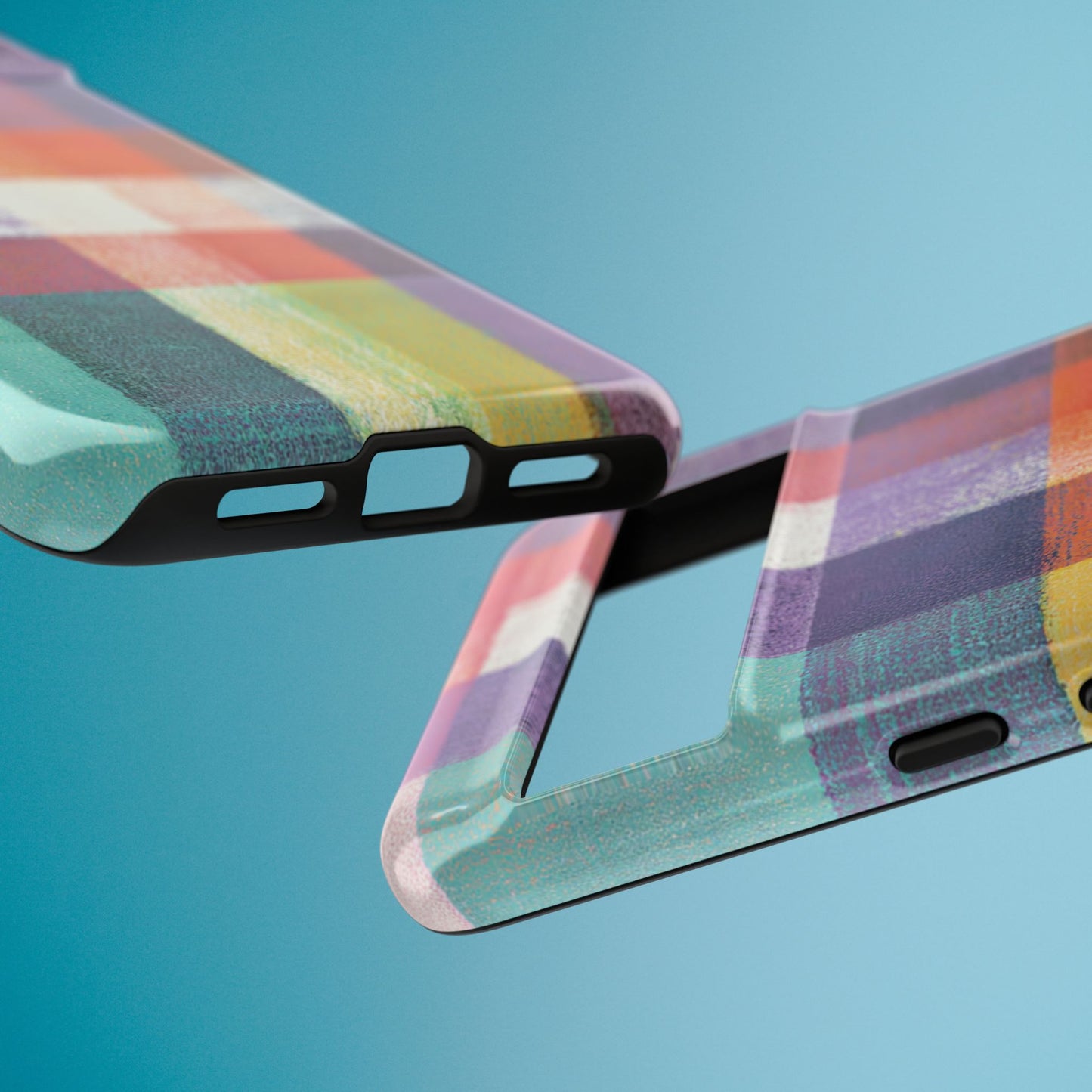 Colorful Plaid Phone Case - iPhone, Galaxy and Pixel Models