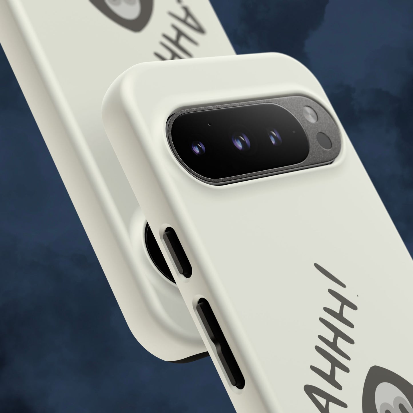 Ghostface Phone Case: Horror Movie Parody iPhone Samsung Pixel Cover