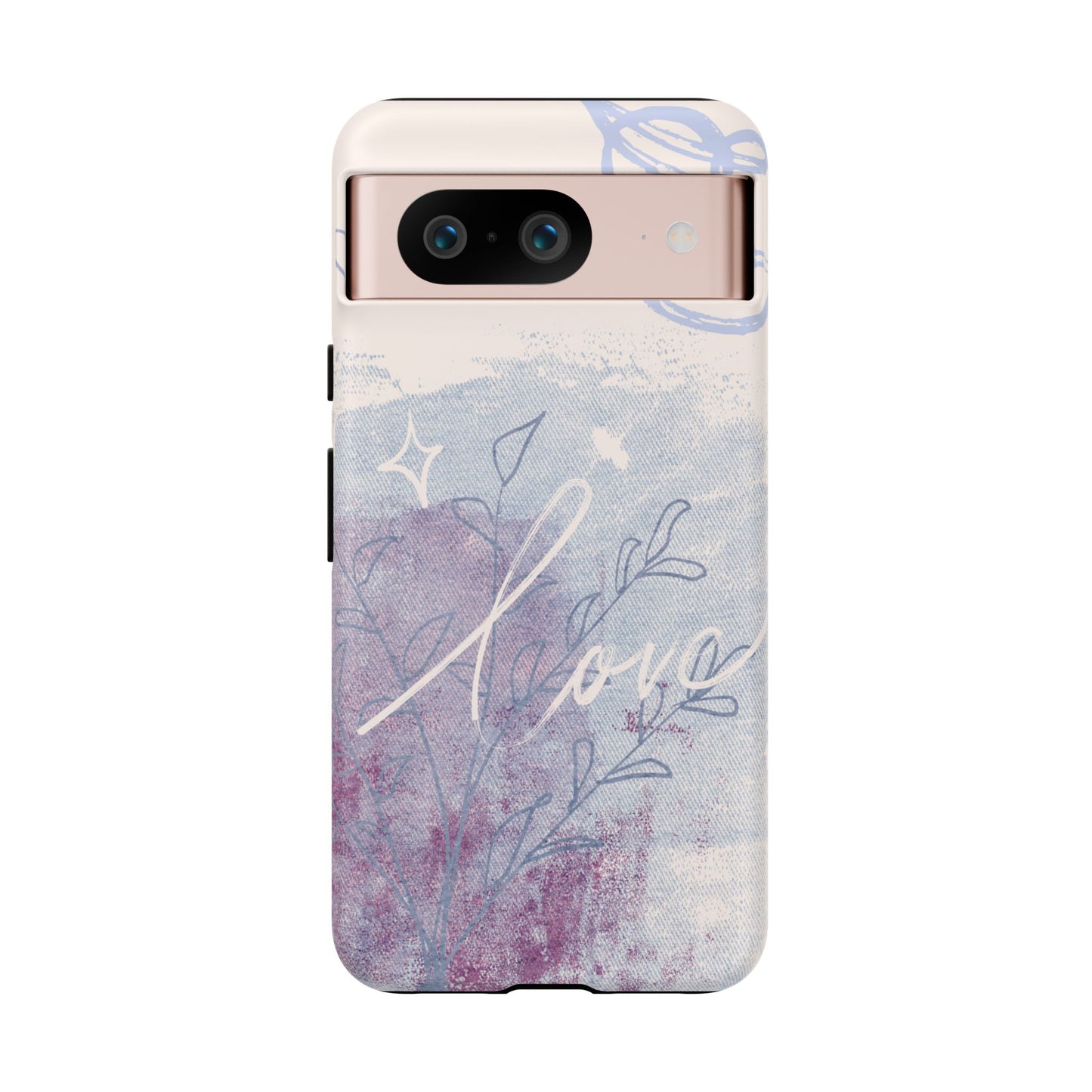 Love Pastel Abstract Phone Case: iPhone, Pixel, Galaxy