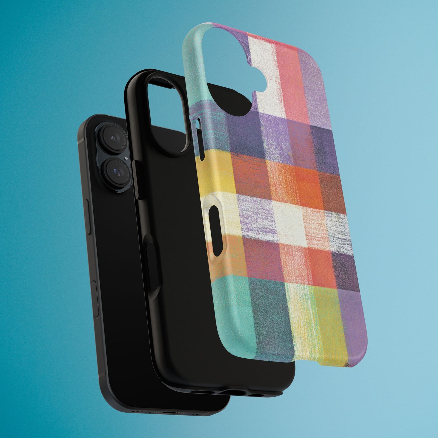 Colorful Plaid Phone Case - iPhone, Galaxy and Pixel Models