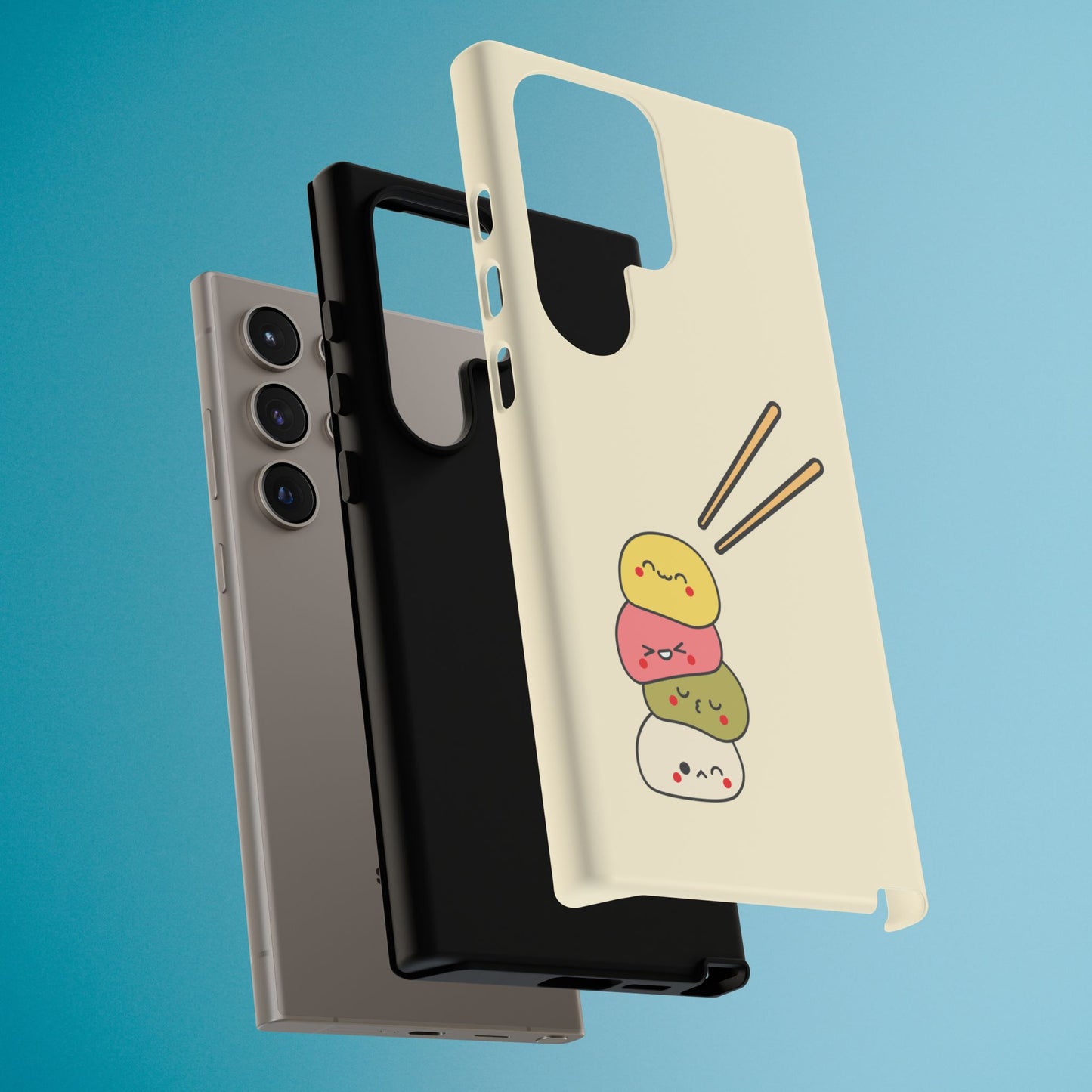 Cute Kawaii Snack Phone Case: iPhone 16–17, Galaxy S23–26, Pixel 7–9