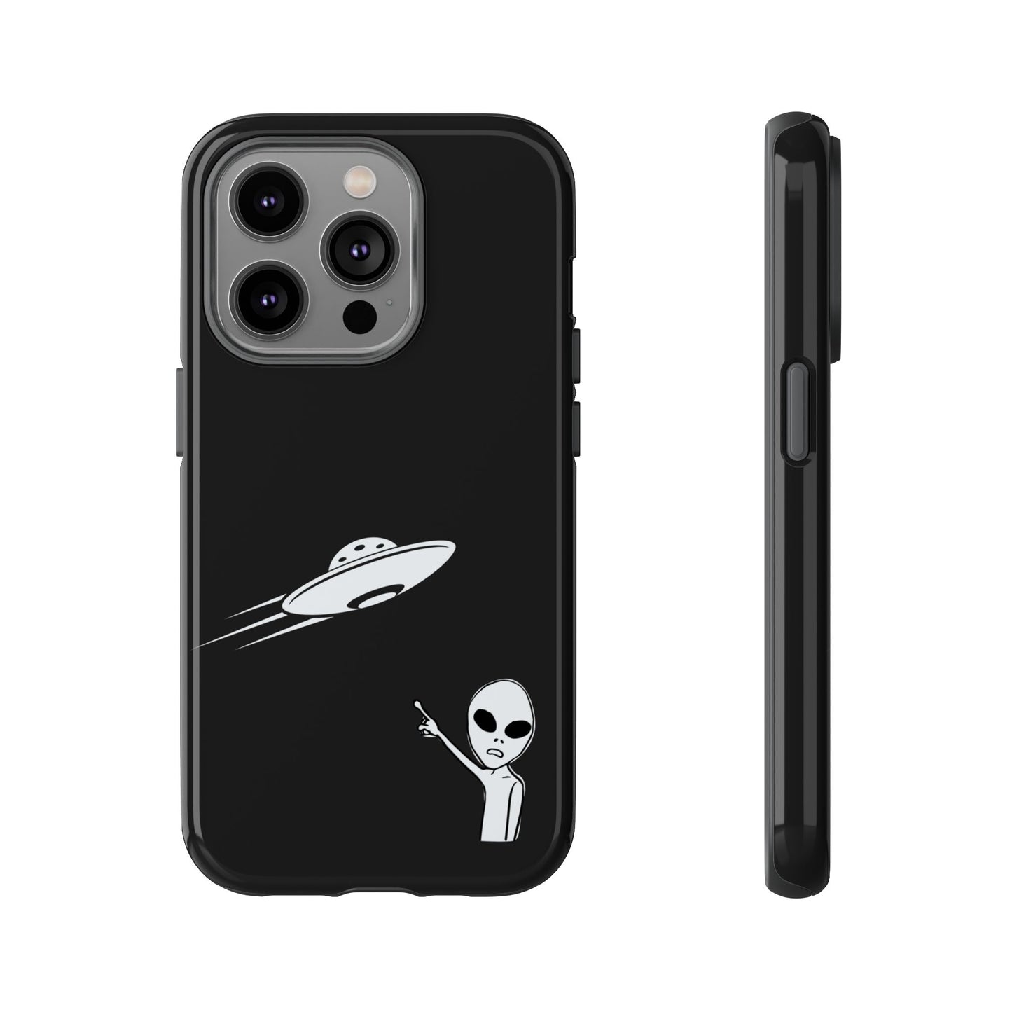 Alien UFO Phone Case, Supernatural Space Design, Sci Fi Aesthetic iPhone Samsung Pixel Cover