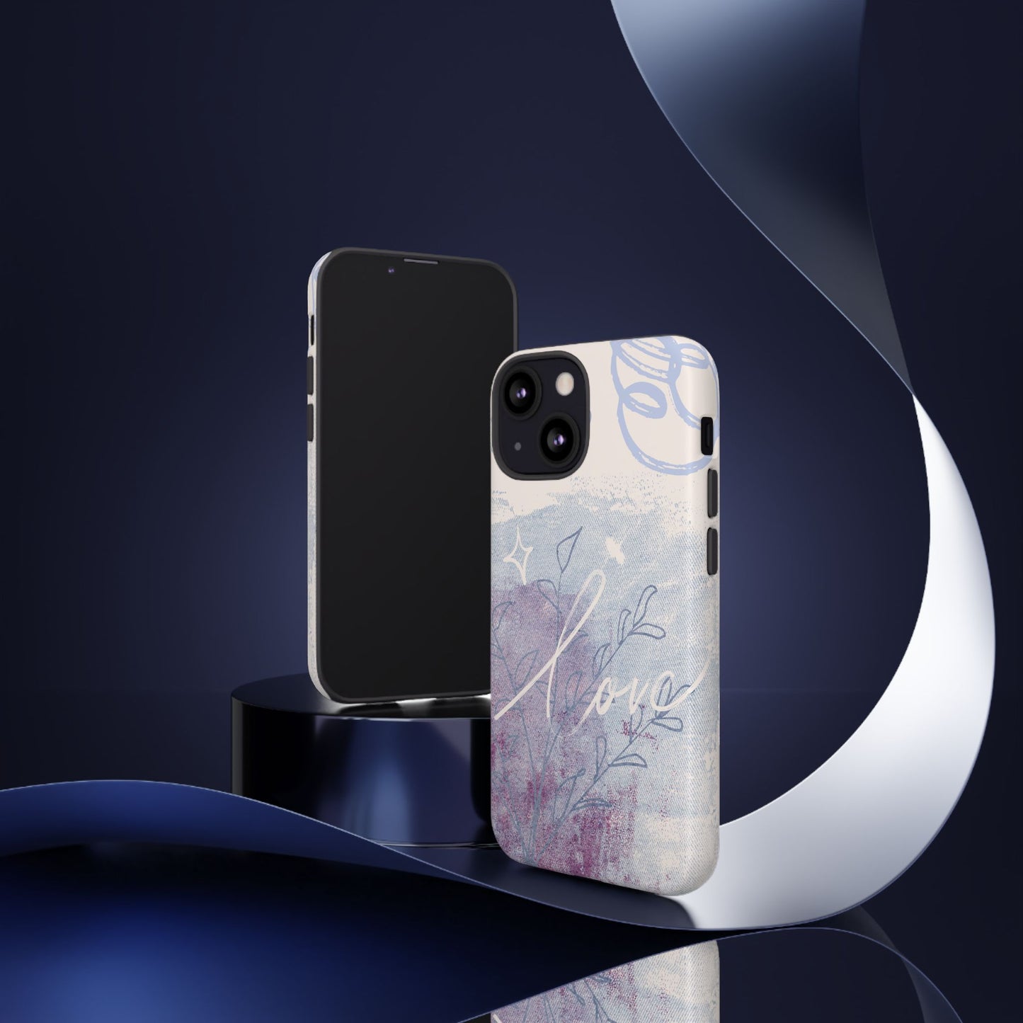 Love Pastel Abstract Phone Case: iPhone, Pixel, Galaxy