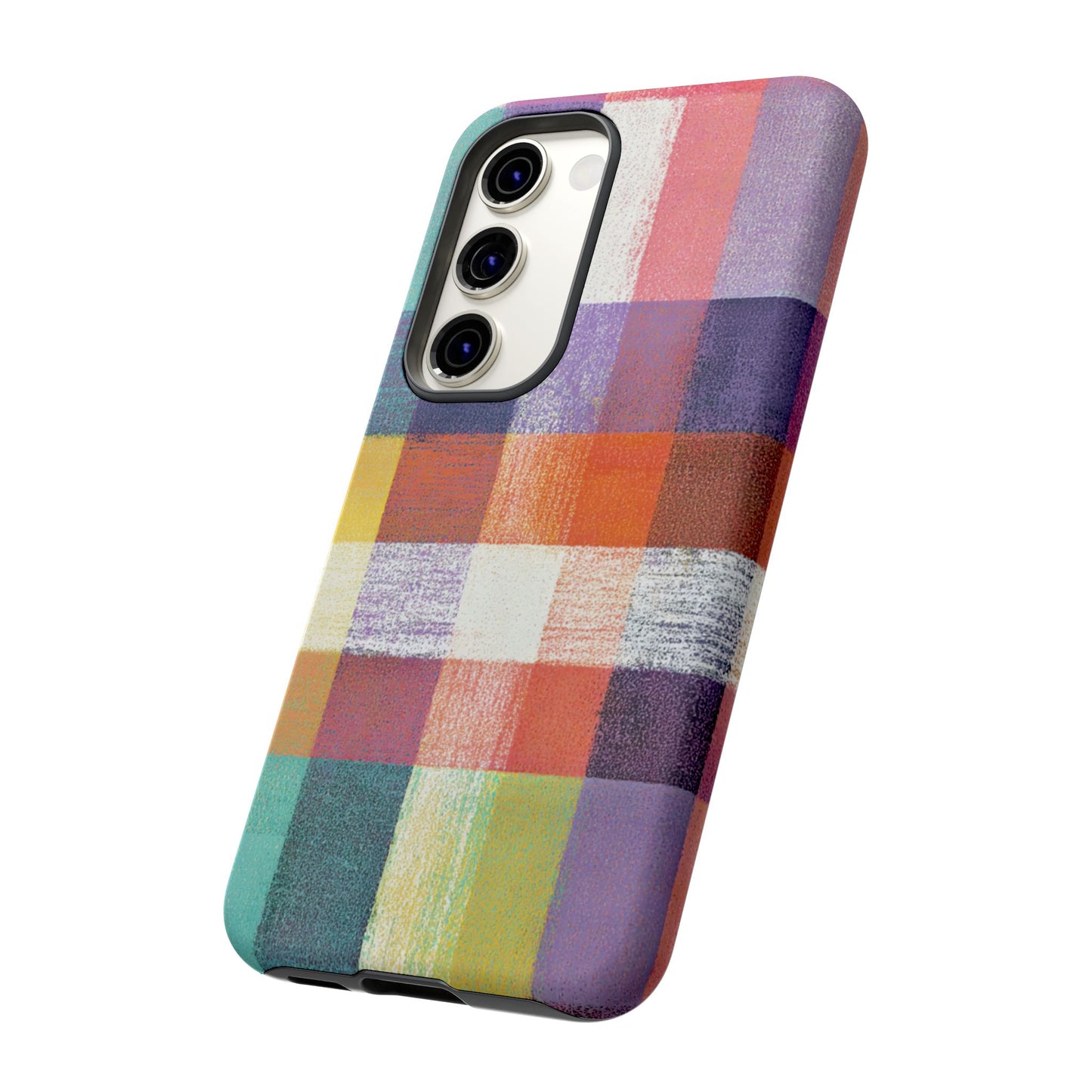 Colorful Plaid Phone Case - iPhone, Galaxy and Pixel Models
