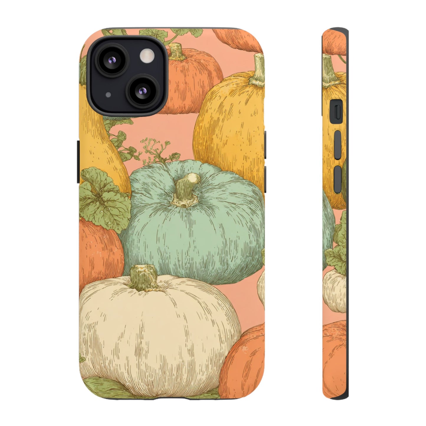 Pumpkin Patch Phone Case - Autumn Aesthetic iPhone Samsung Cover, Fall Halloween Pumpkin Design, Cozy Rustic Harvest Phone Accessory