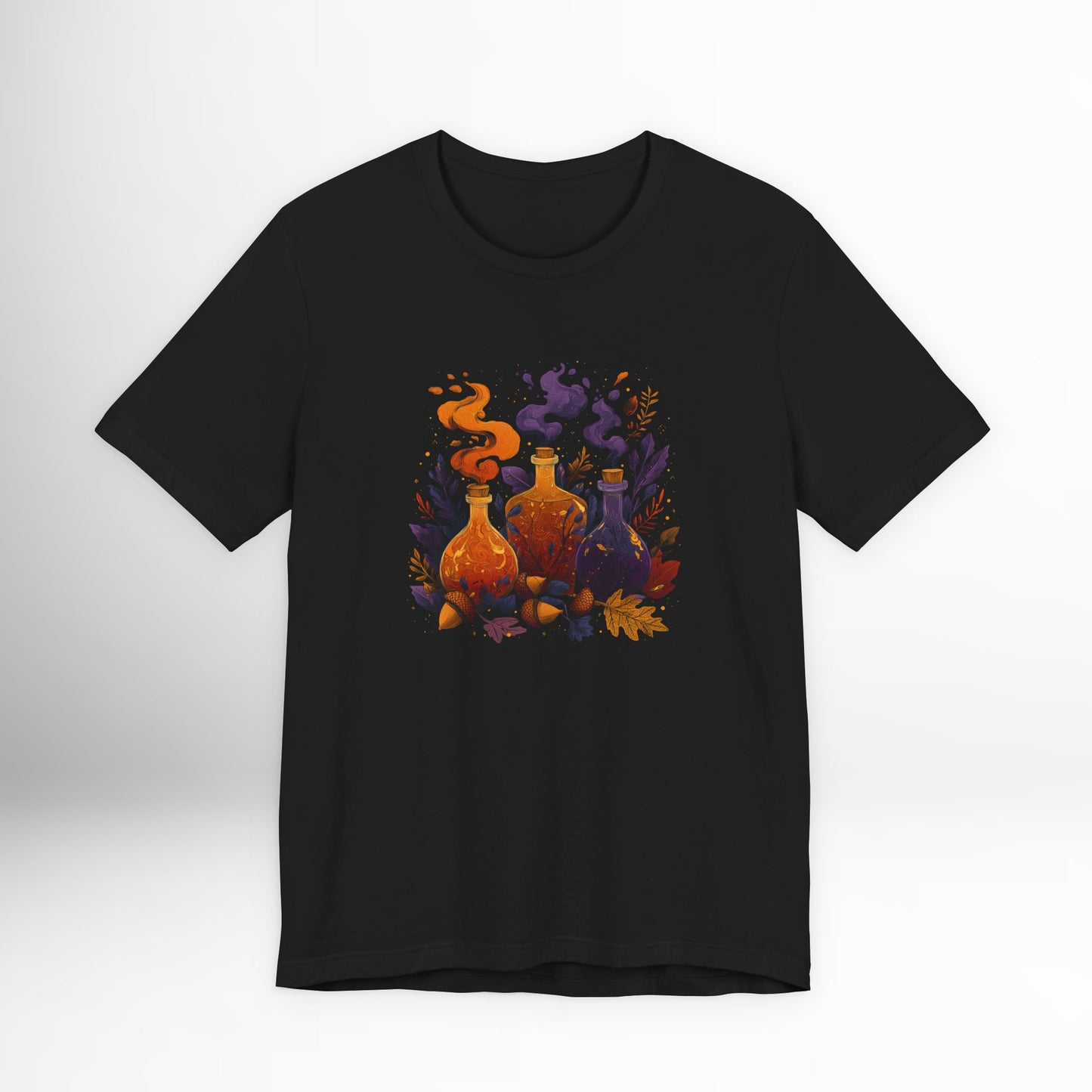 Autumn Potion Tee, Fall T-Shirt, Halloween Apparel, Witchy Shirt, Casual Fall Outfit, Gift for Halloween Lovers