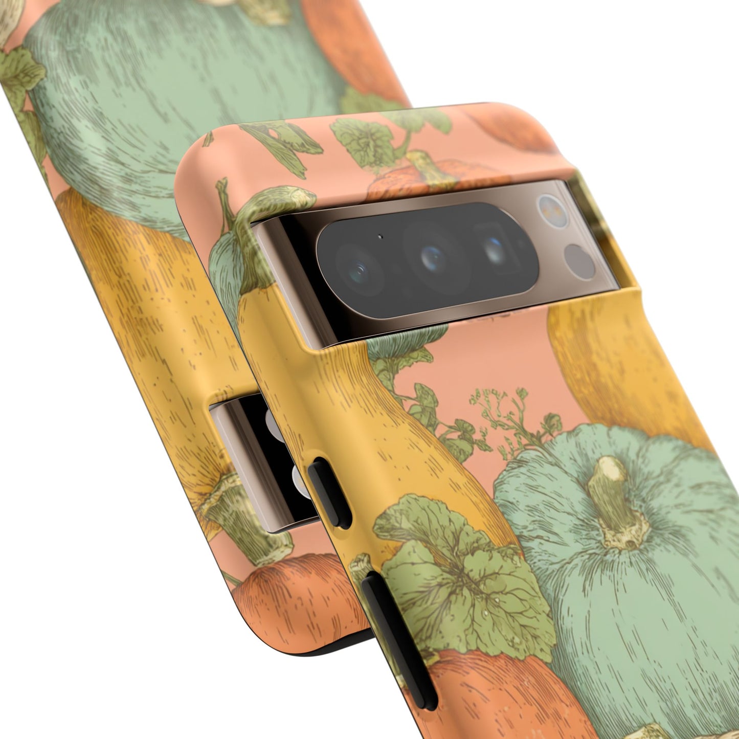 Pumpkin Patch Phone Case - Autumn Aesthetic iPhone Samsung Cover, Fall Halloween Pumpkin Design, Cozy Rustic Harvest Phone Accessory