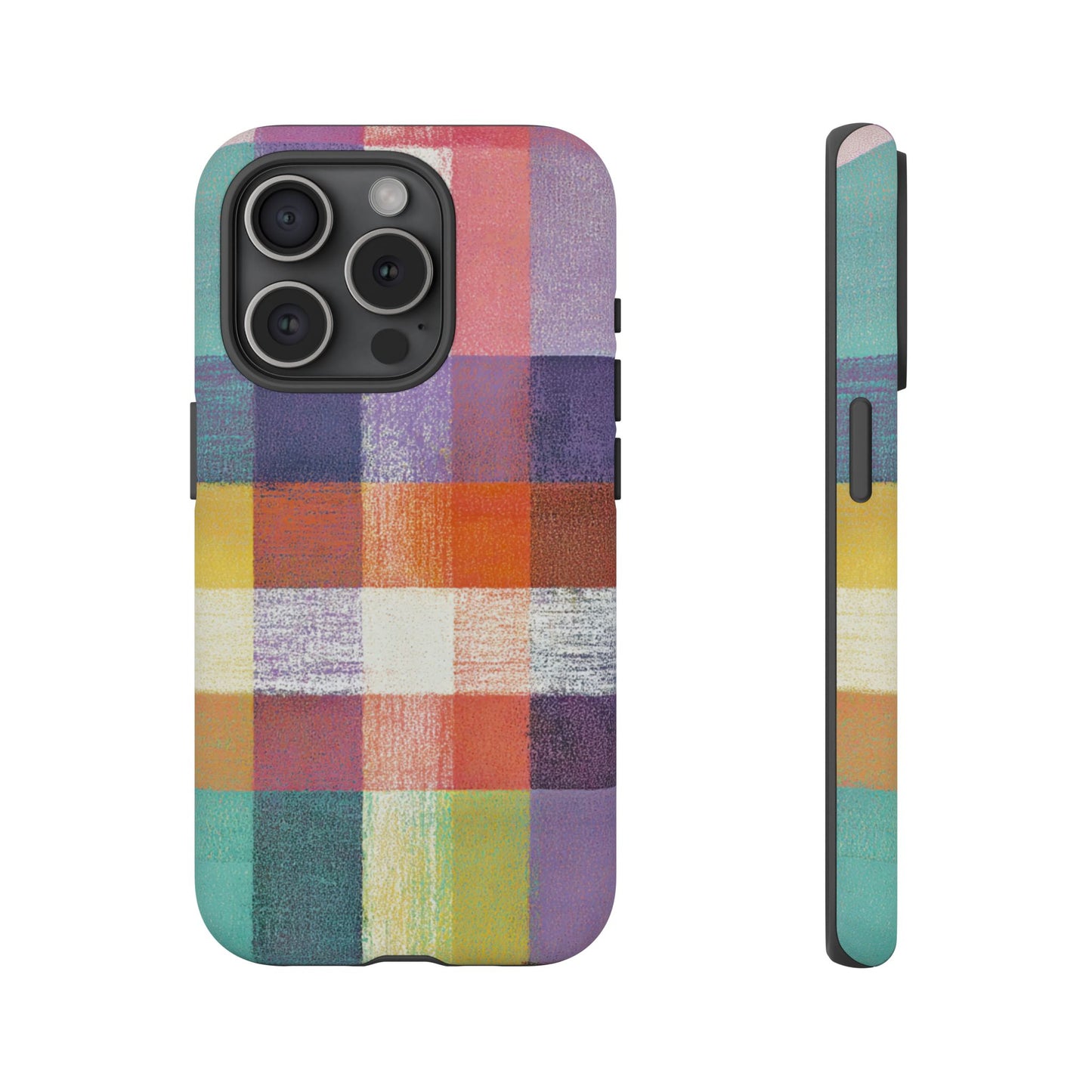 Colorful Plaid Phone Case - iPhone, Galaxy and Pixel Models