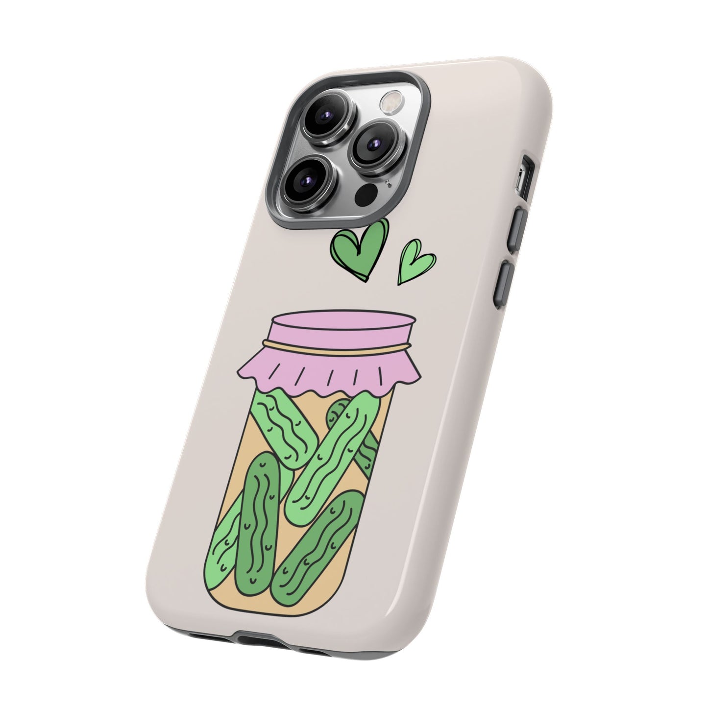 Pickle Jar Phone Case: iPhone, Pixel and Galaxy
