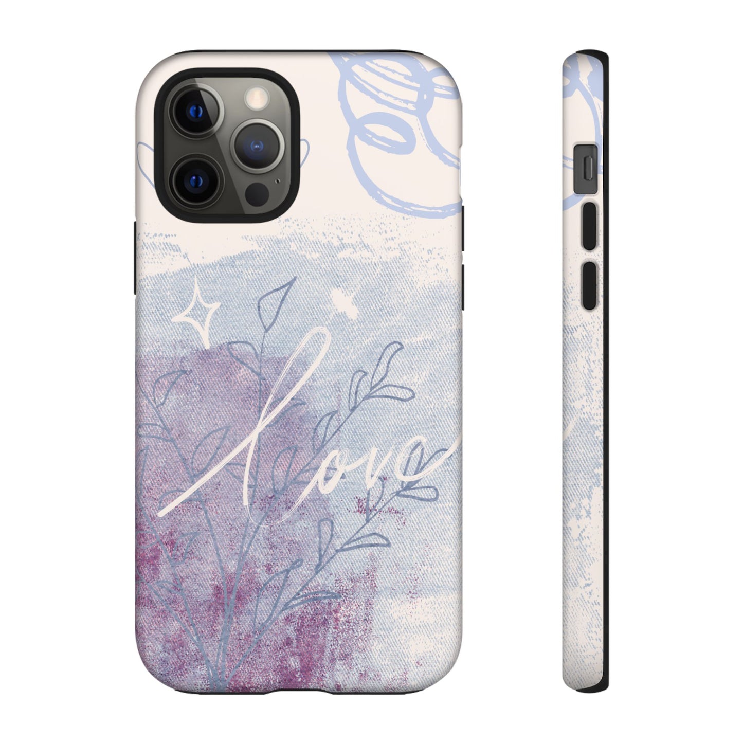 Love Pastel Abstract Phone Case: iPhone, Pixel, Galaxy