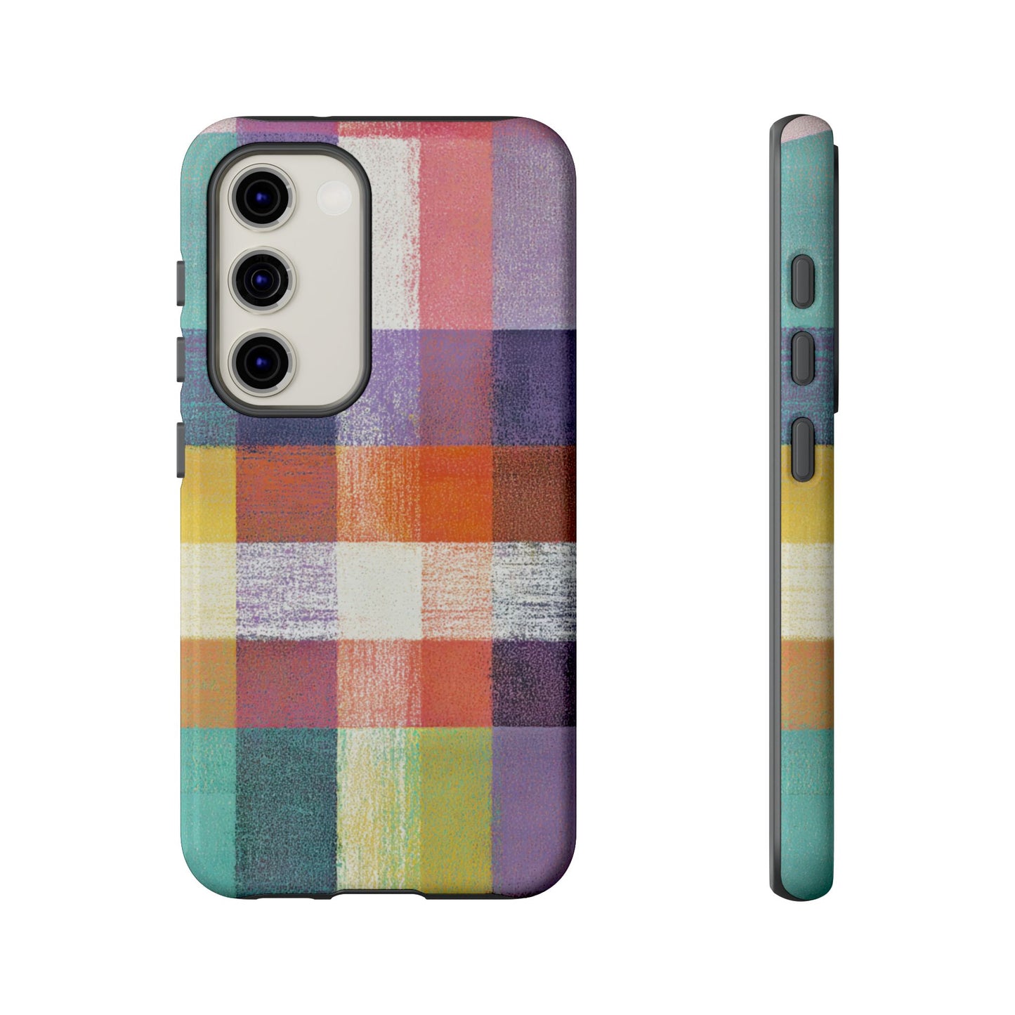 Colorful Plaid Phone Case - iPhone, Galaxy and Pixel Models