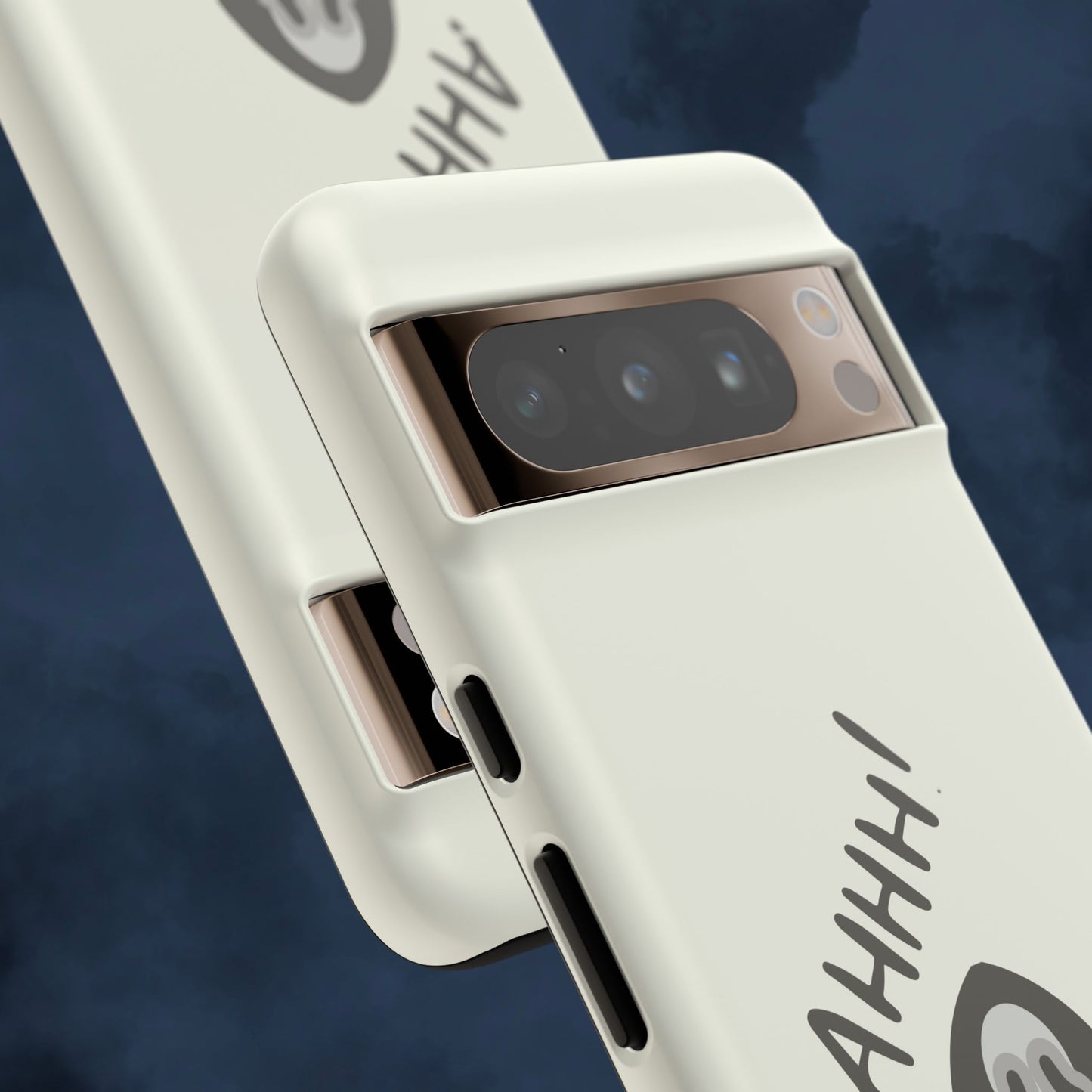 Ghostface Phone Case: Horror Movie Parody iPhone Samsung Pixel Cover