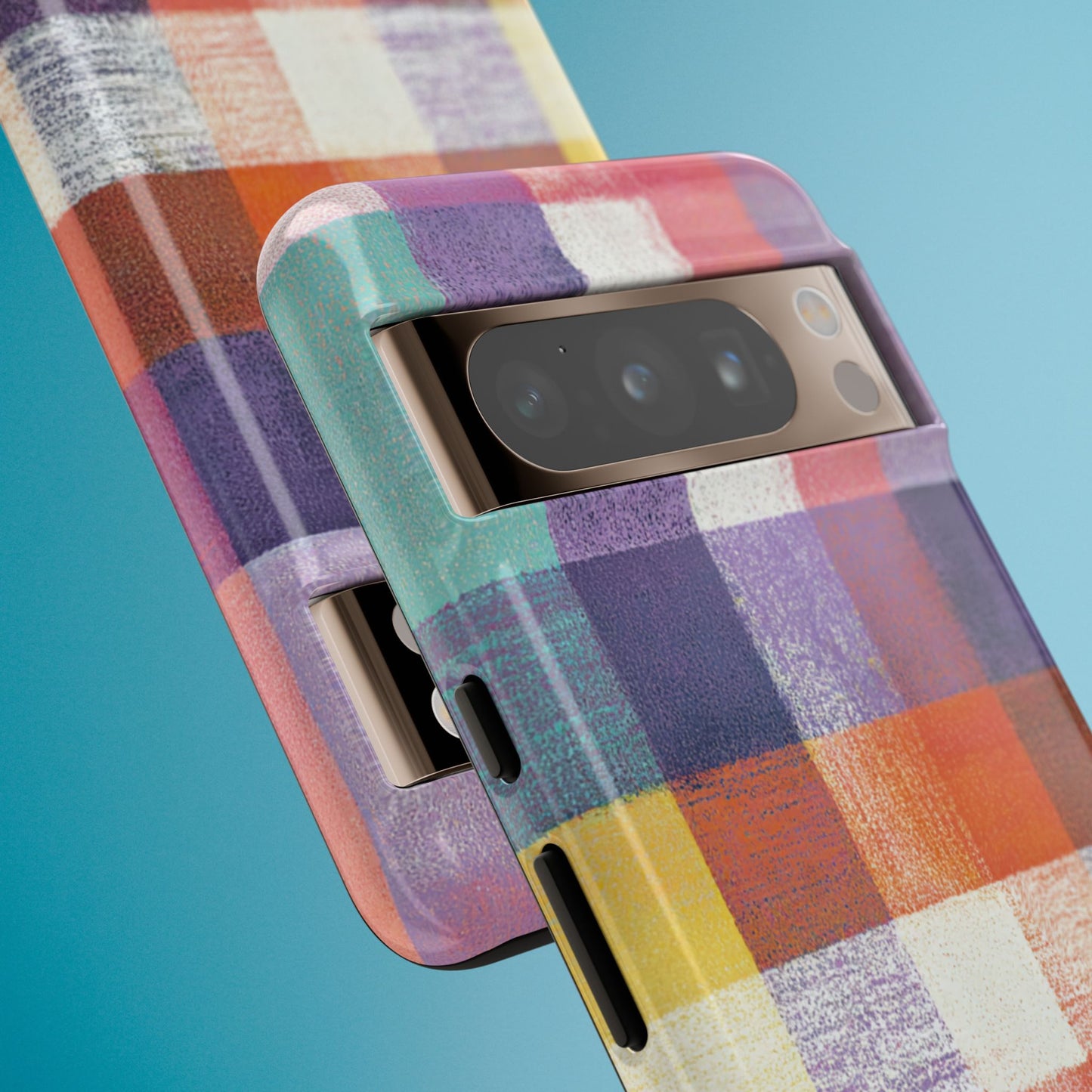 Colorful Plaid Phone Case - iPhone, Galaxy and Pixel Models