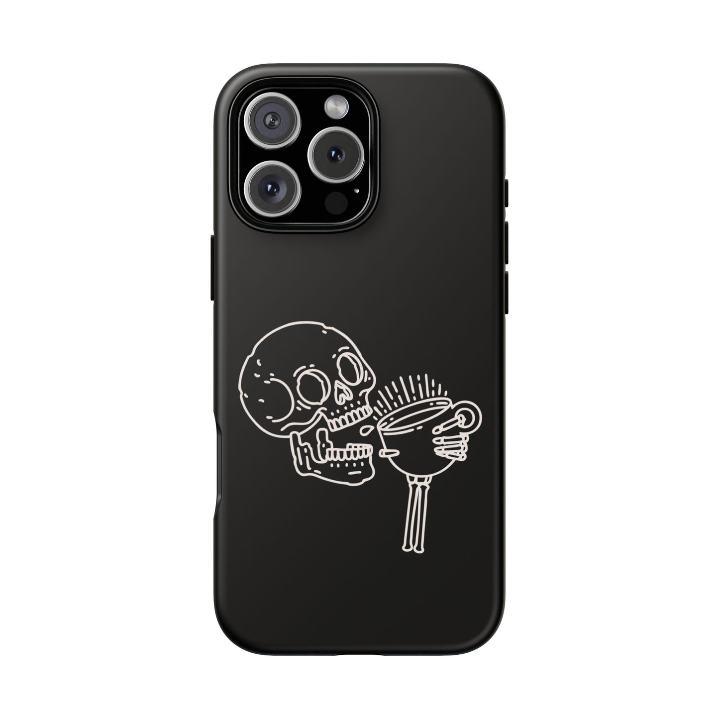 Skull Coffee Phone Case Gothic iPhone, Samsung,!Pixel