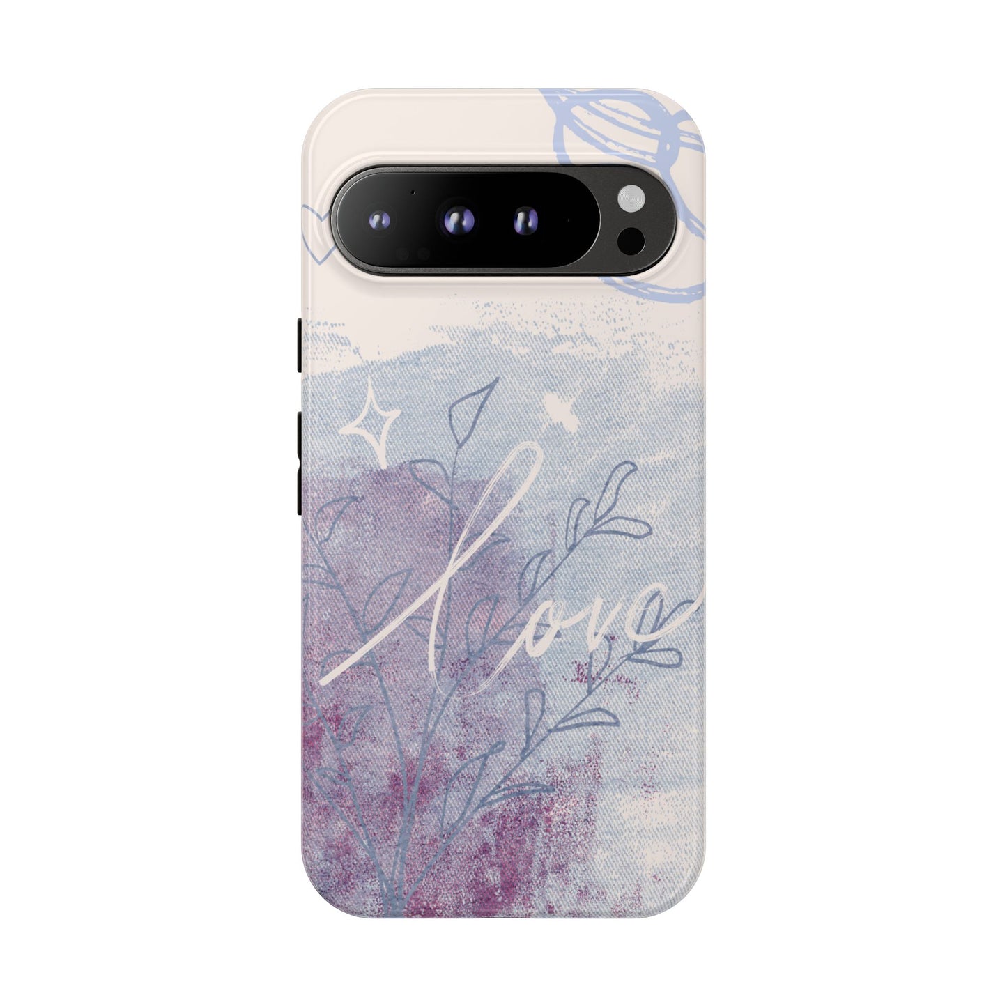 Love Pastel Abstract Phone Case: iPhone, Pixel, Galaxy