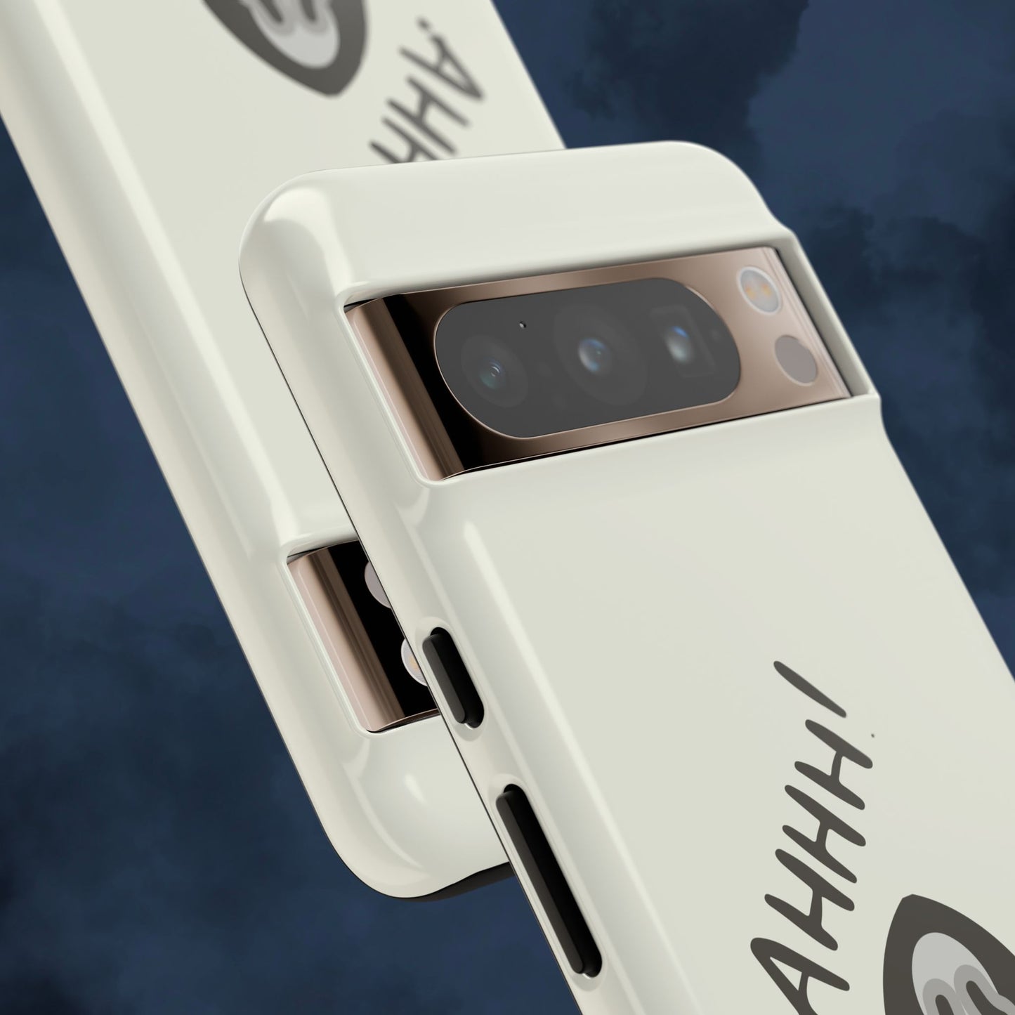 Ghostface Phone Case: Horror Movie Parody iPhone Samsung Pixel Cover