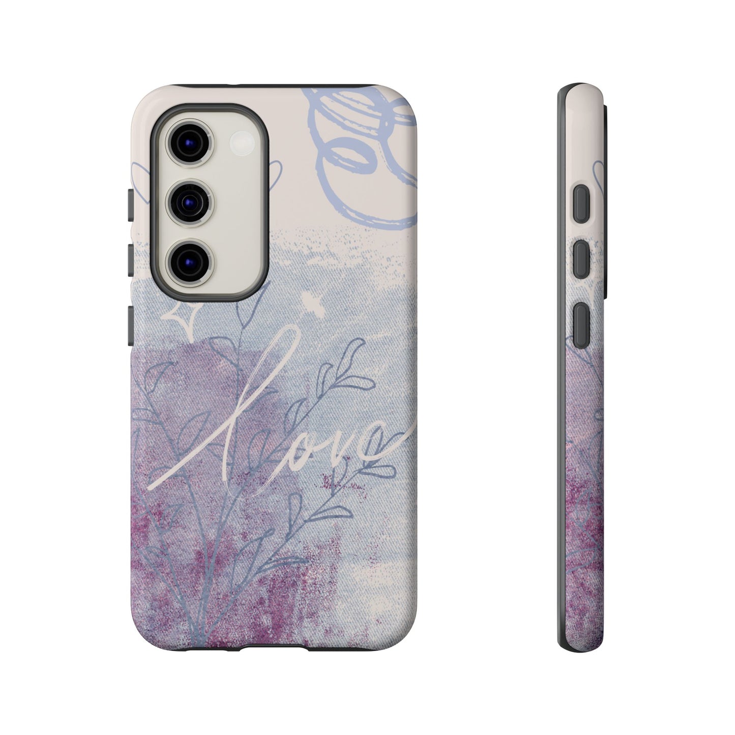 Love Pastel Abstract Phone Case: iPhone, Pixel, Galaxy