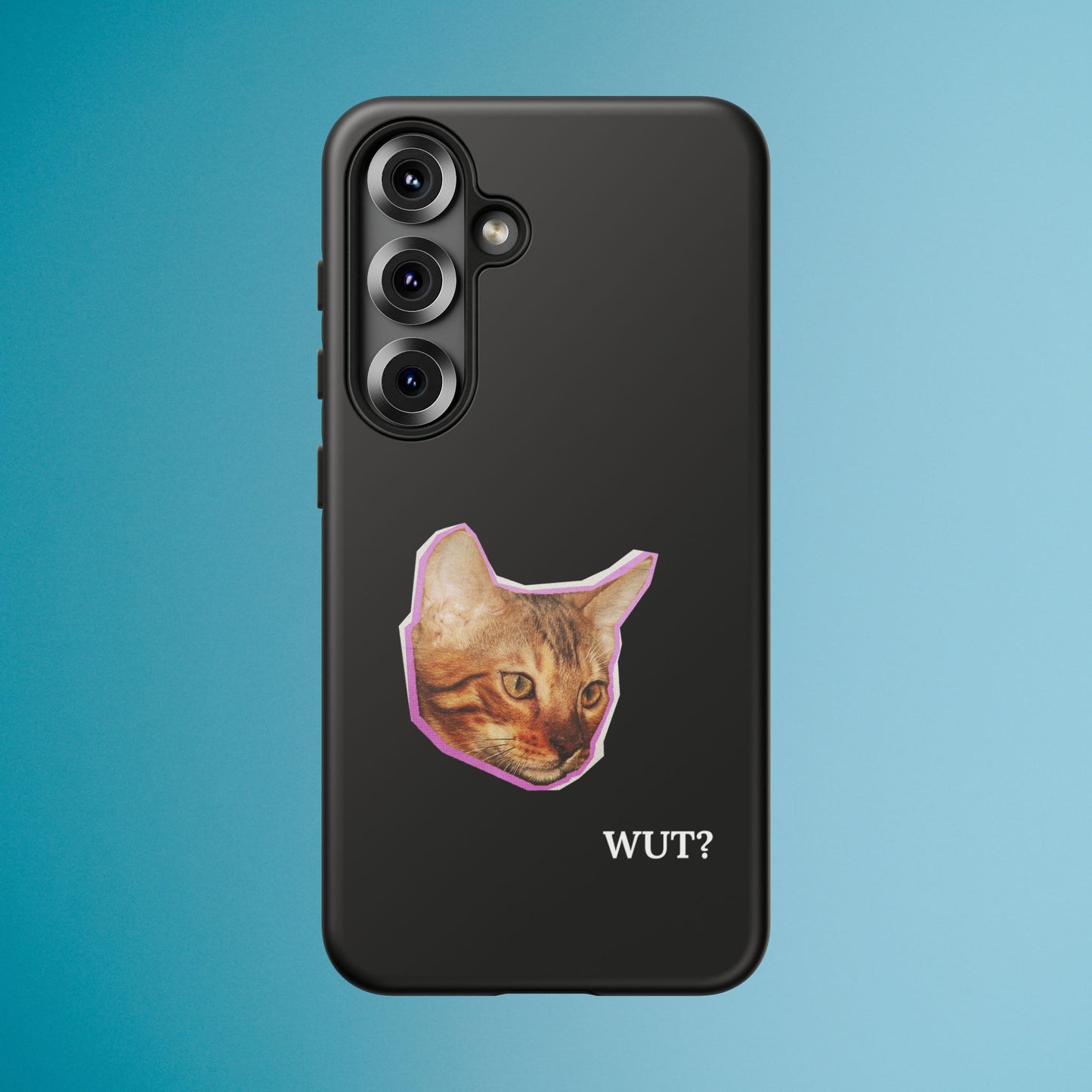 Funny Cat Meme Phone Case - iPhone, Galaxy, Pixel