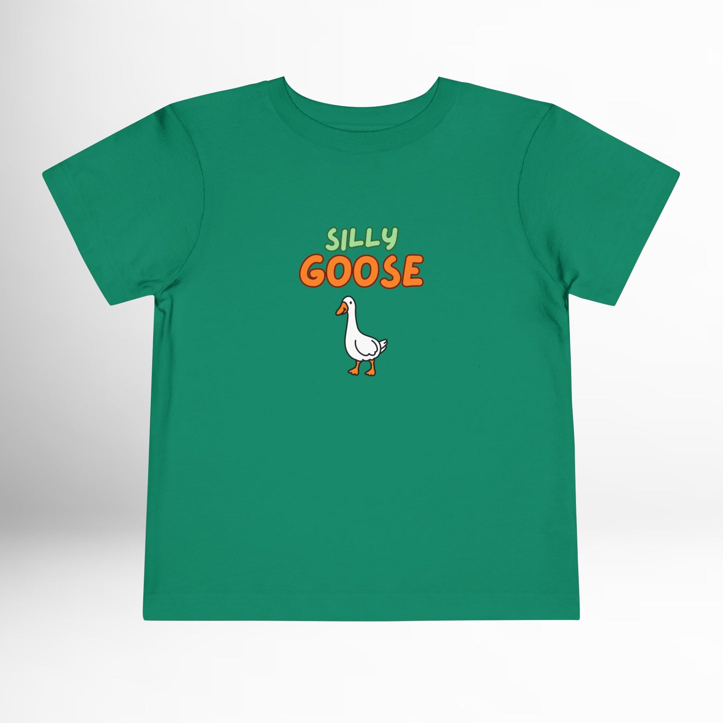 Silly Goose Toddler T-Shirt - Funny Animal Graphic Tee for Kids