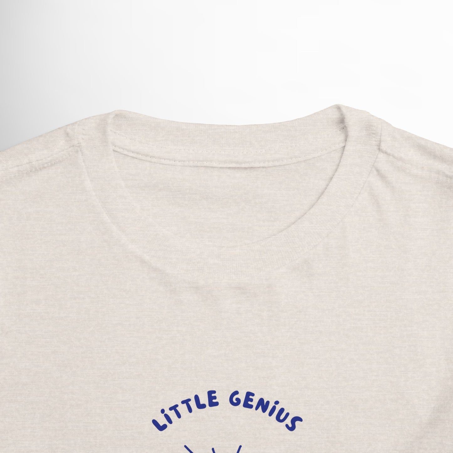 Little Genius Toddler Shirt - Lightbulb Graphic Cotton Tee (2T-5T)
