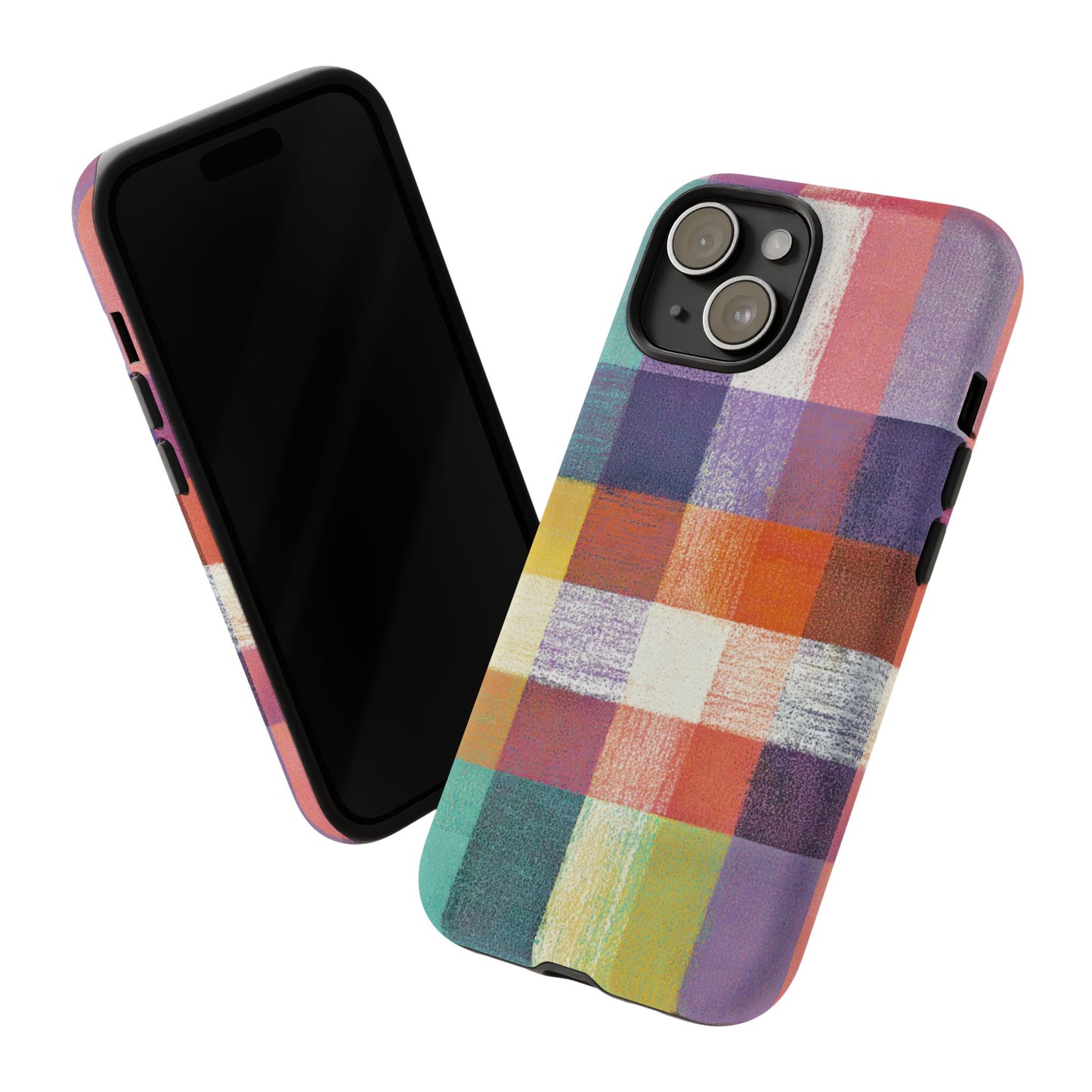 Colorful Plaid Phone Case - iPhone, Galaxy and Pixel Models