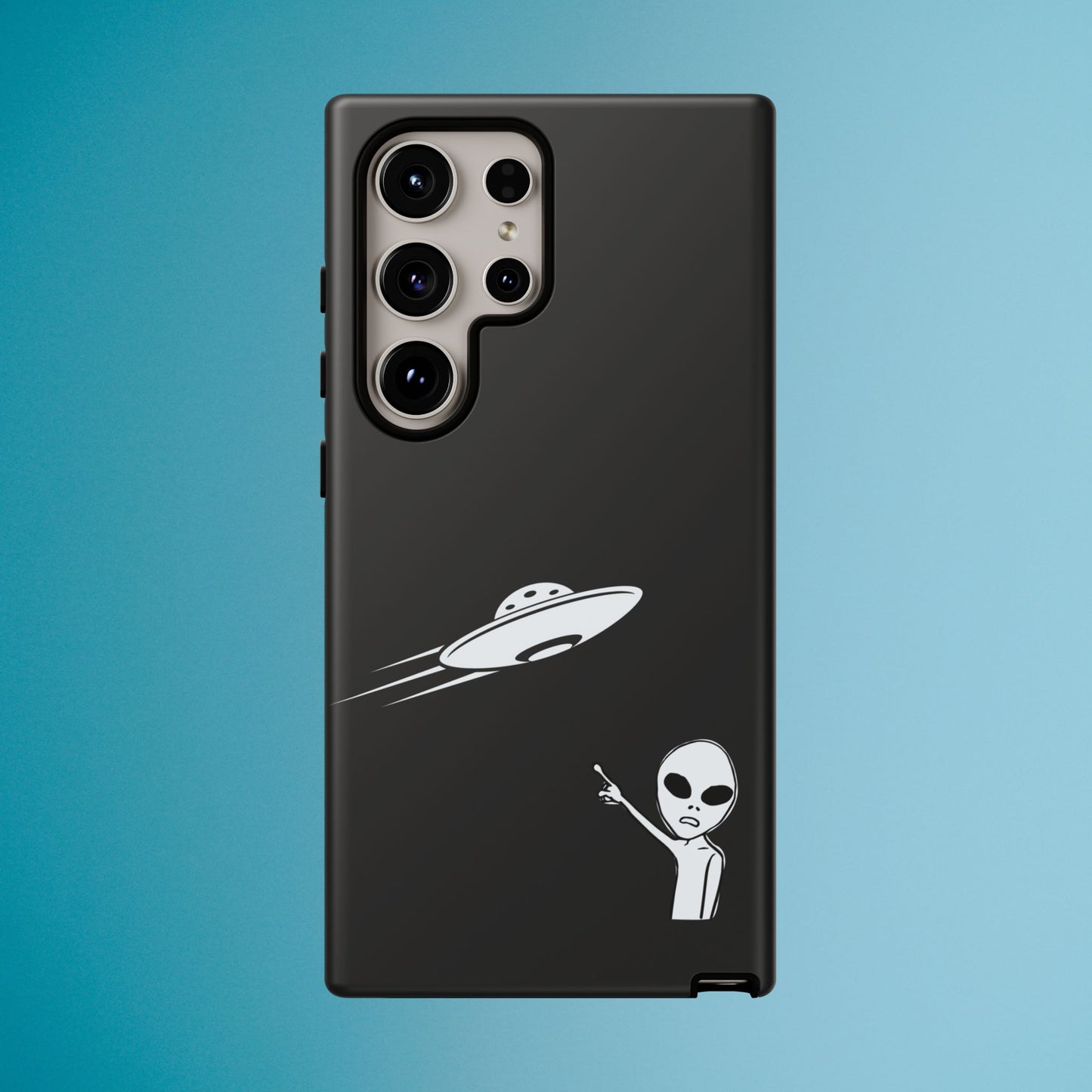Alien UFO Phone Case, Supernatural Space Design, Sci Fi Aesthetic iPhone Samsung Pixel Cover