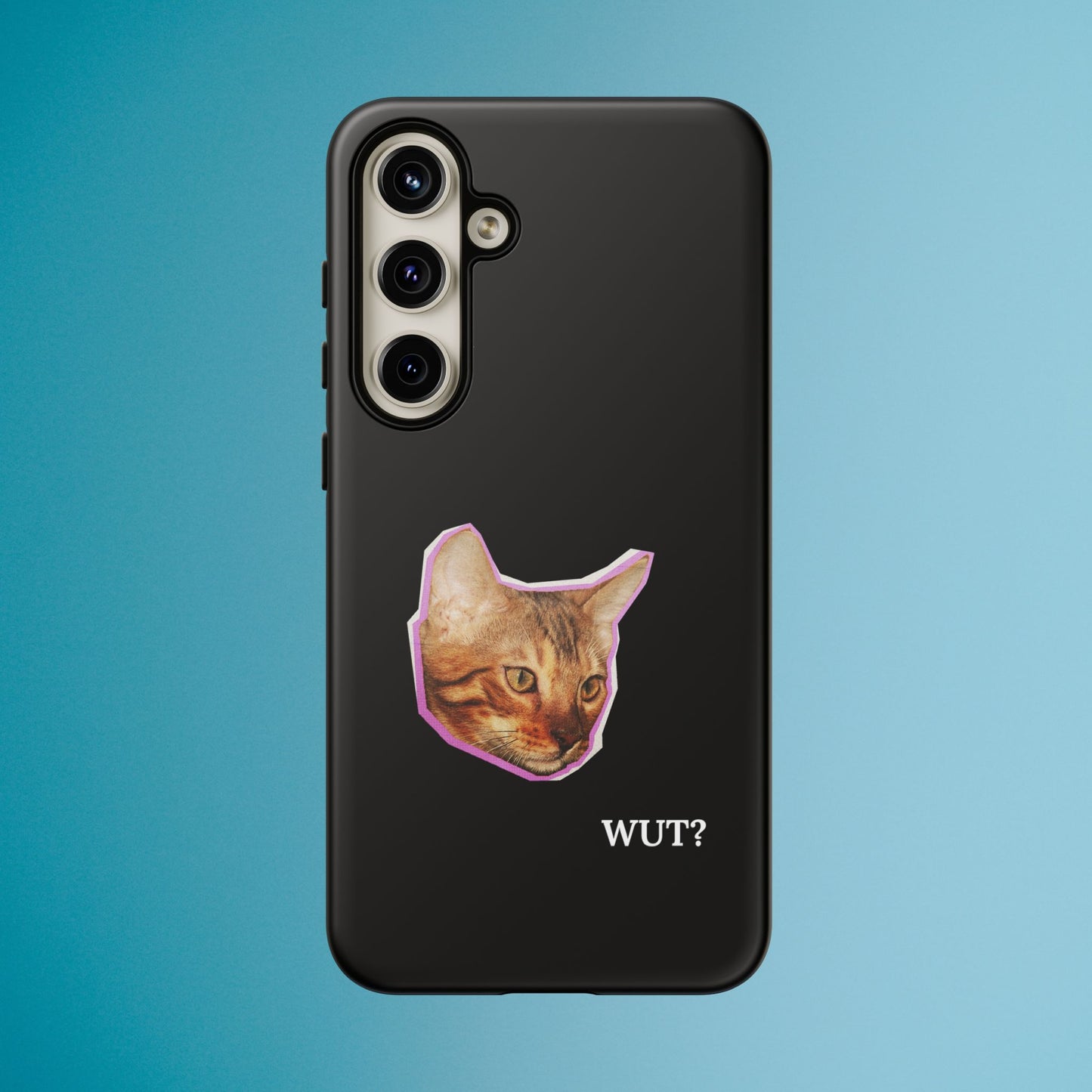 Funny Cat Meme Phone Case - iPhone, Galaxy, Pixel